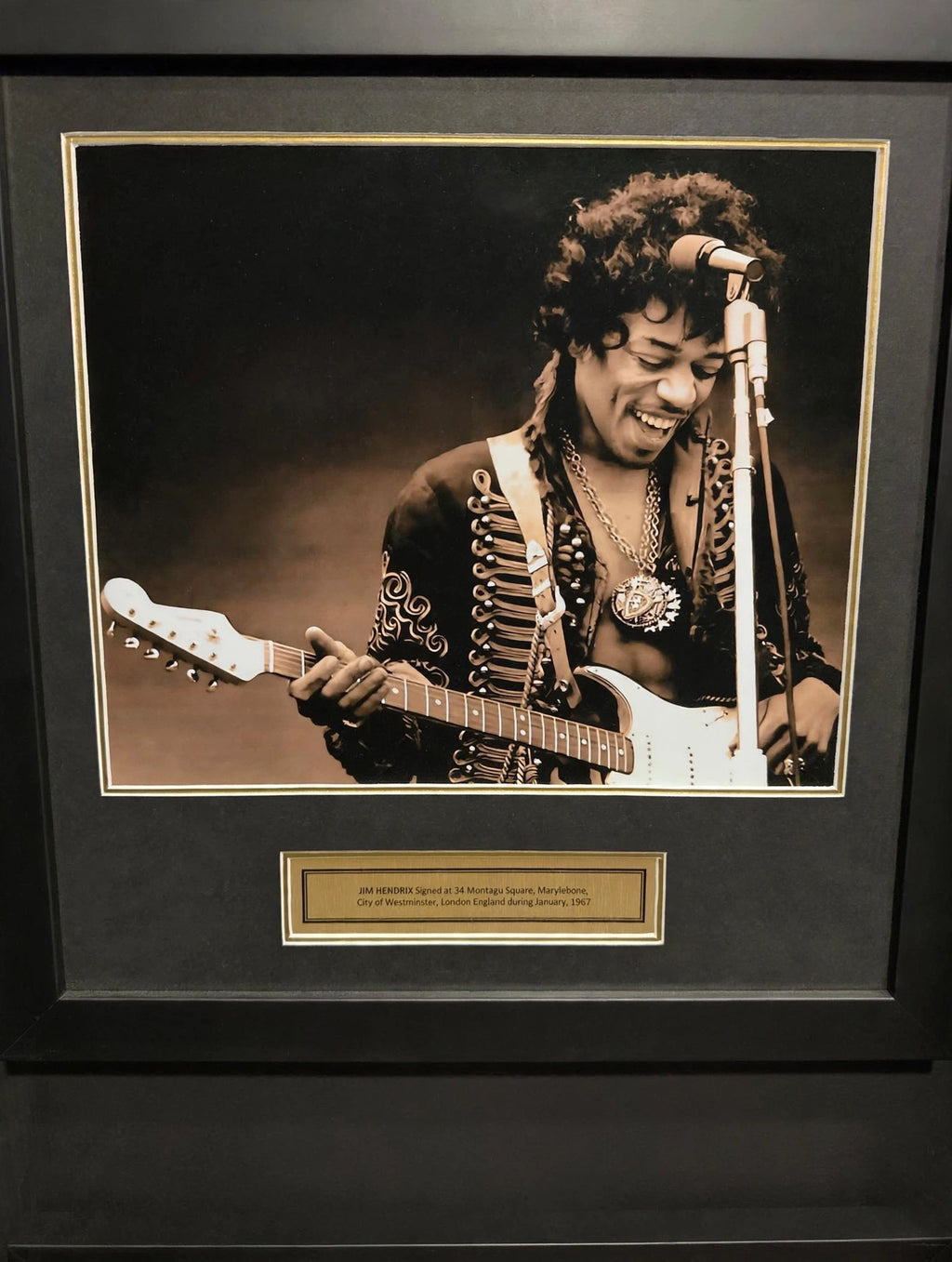 Jimi Hendrix Signed