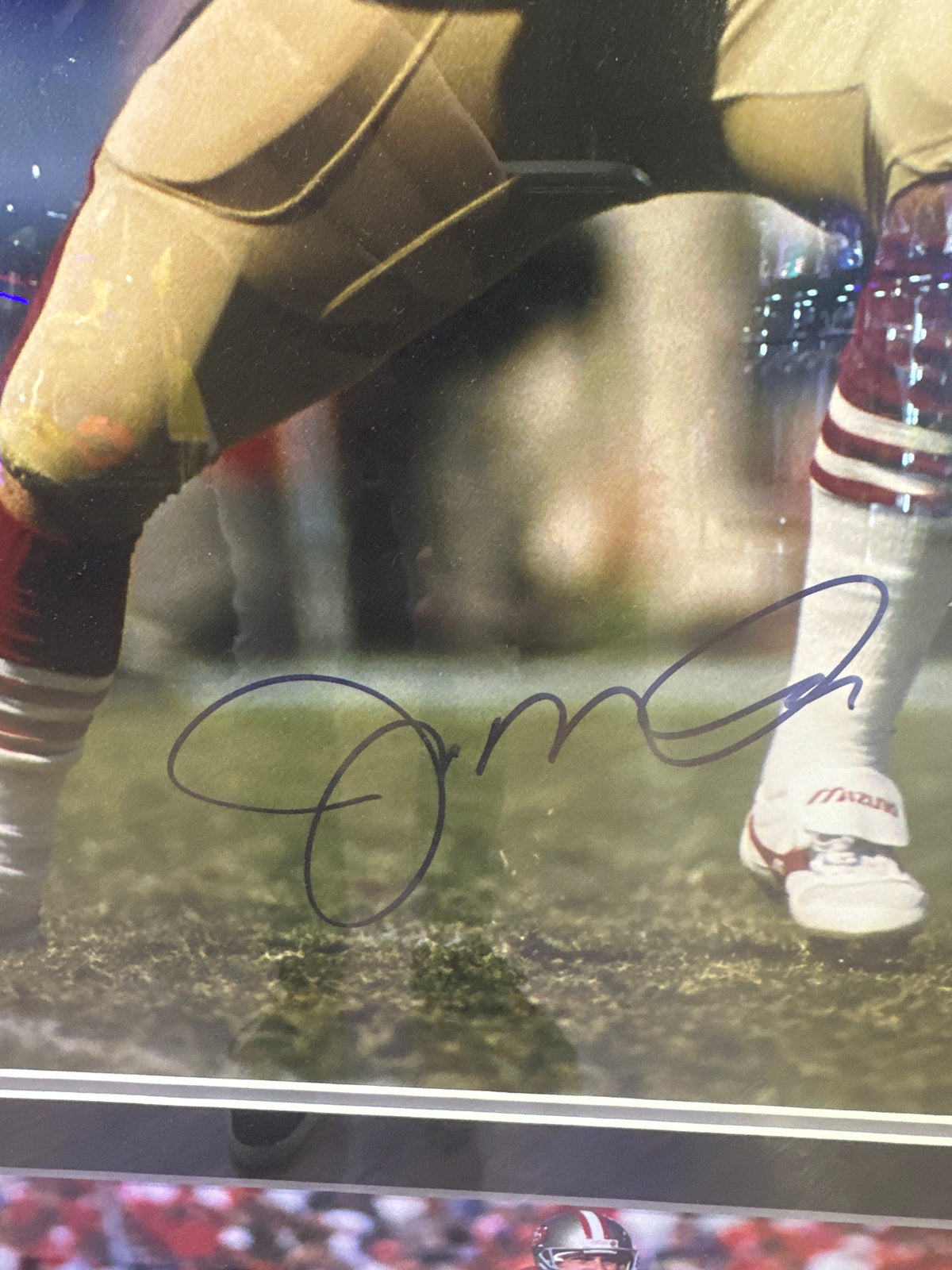 Joe Montana Hand Signed Photo Collage