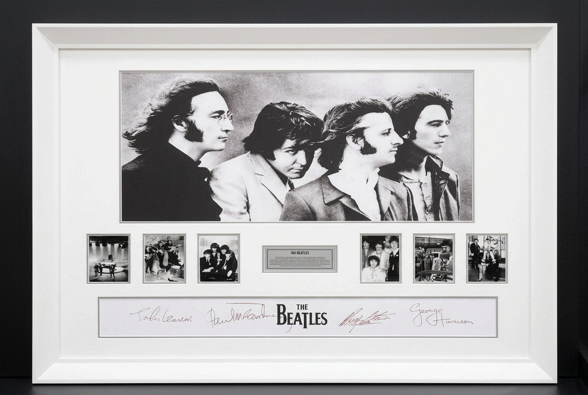 The Beatles facsmile signed Collage