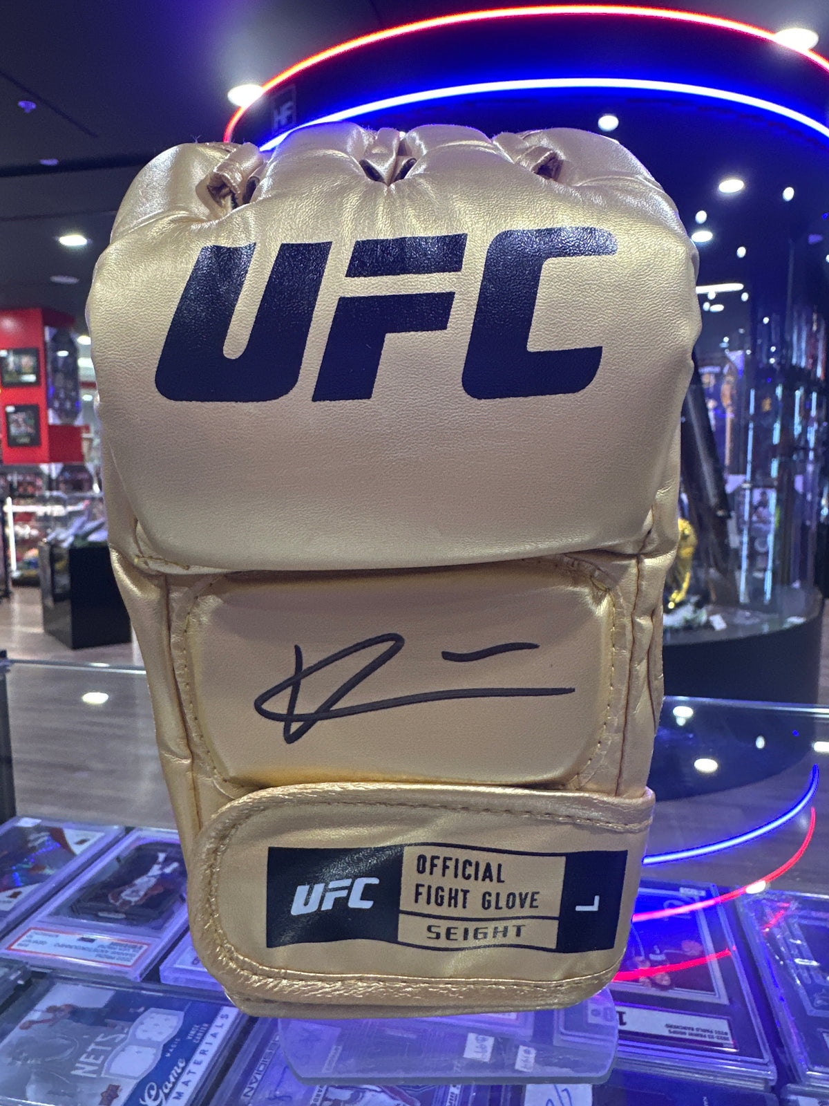 QUILLAN SALKILLD Signed UFC glove