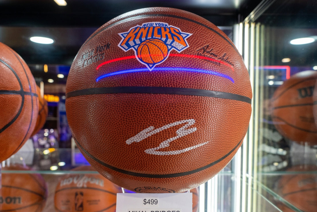 Mikal Bridges Signed New York Kicks Basketball