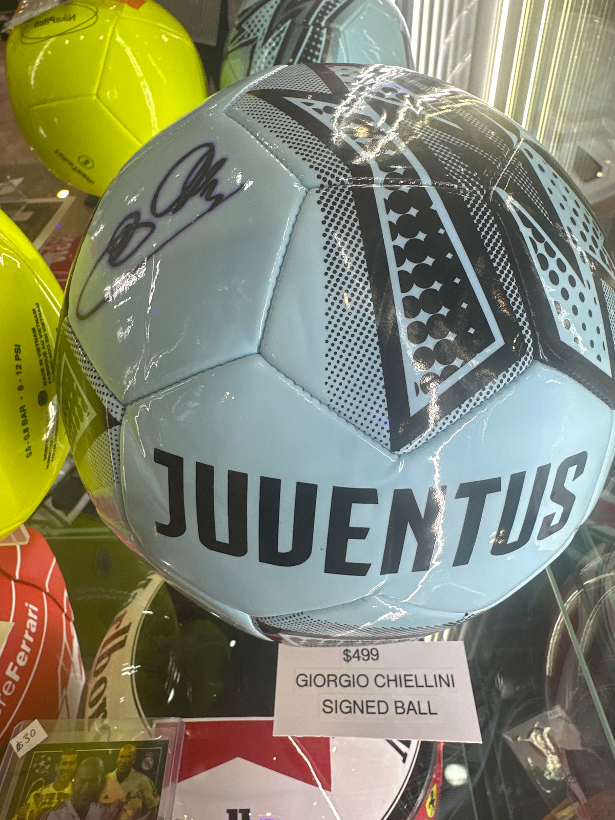 Giorgio Chiellini Signed Juventus Ball