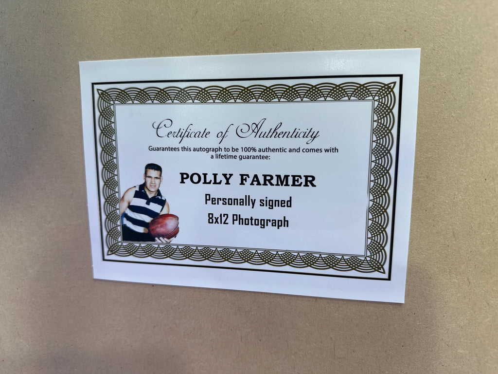 Signed Polly Farmer Photo Collage