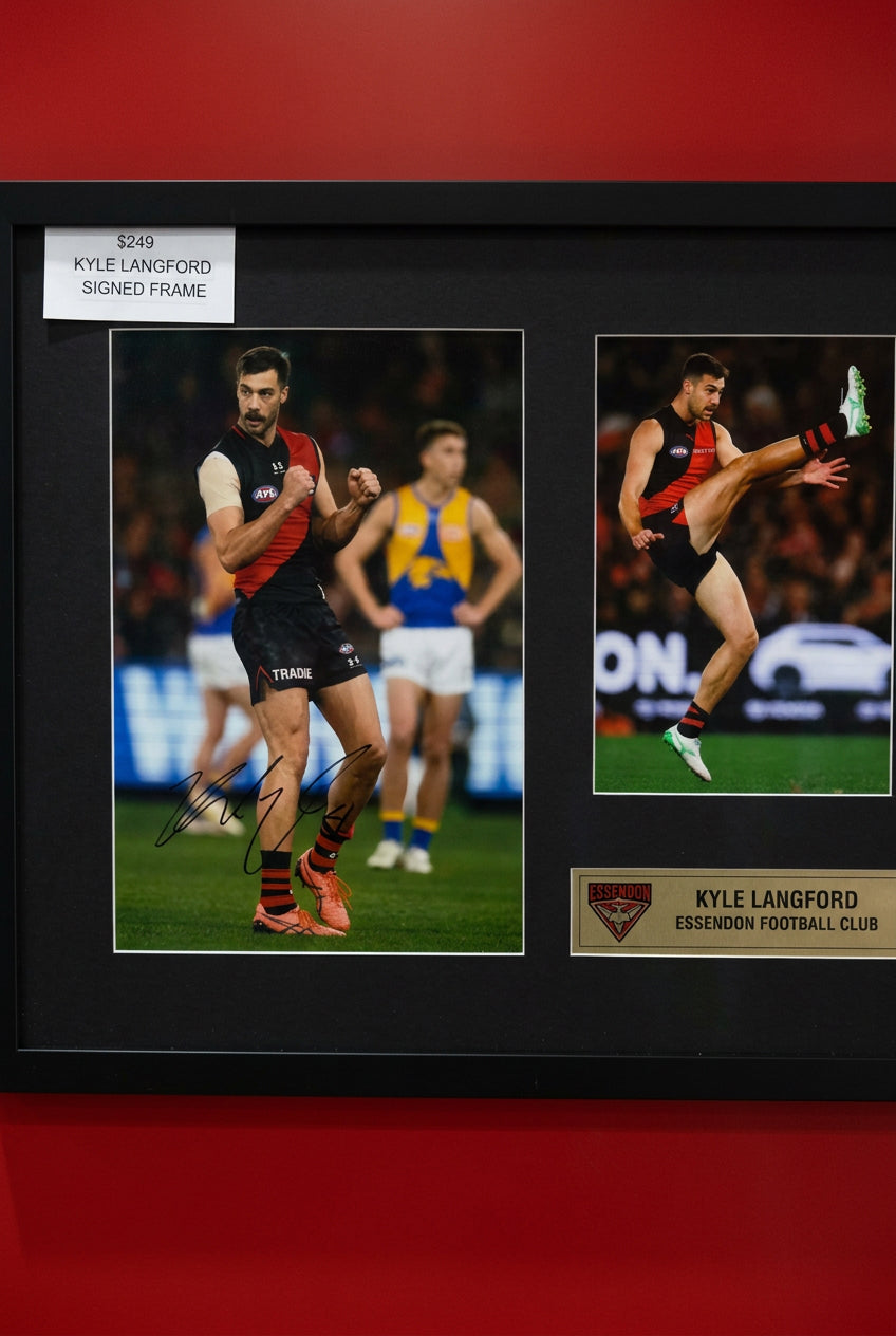 (ESSENDON) KYLE LANGFORD Signed photo