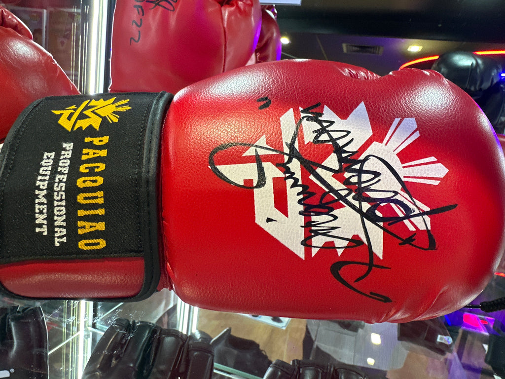 MANNY PACQUIACO Signed glove