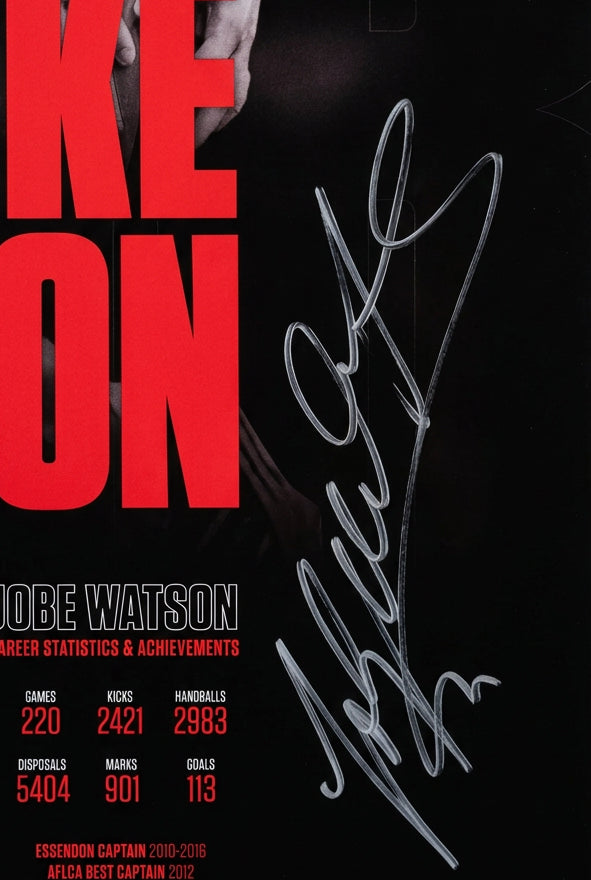 TIM & JOBE WATSON Signed Like Father Like Son poster and Cards