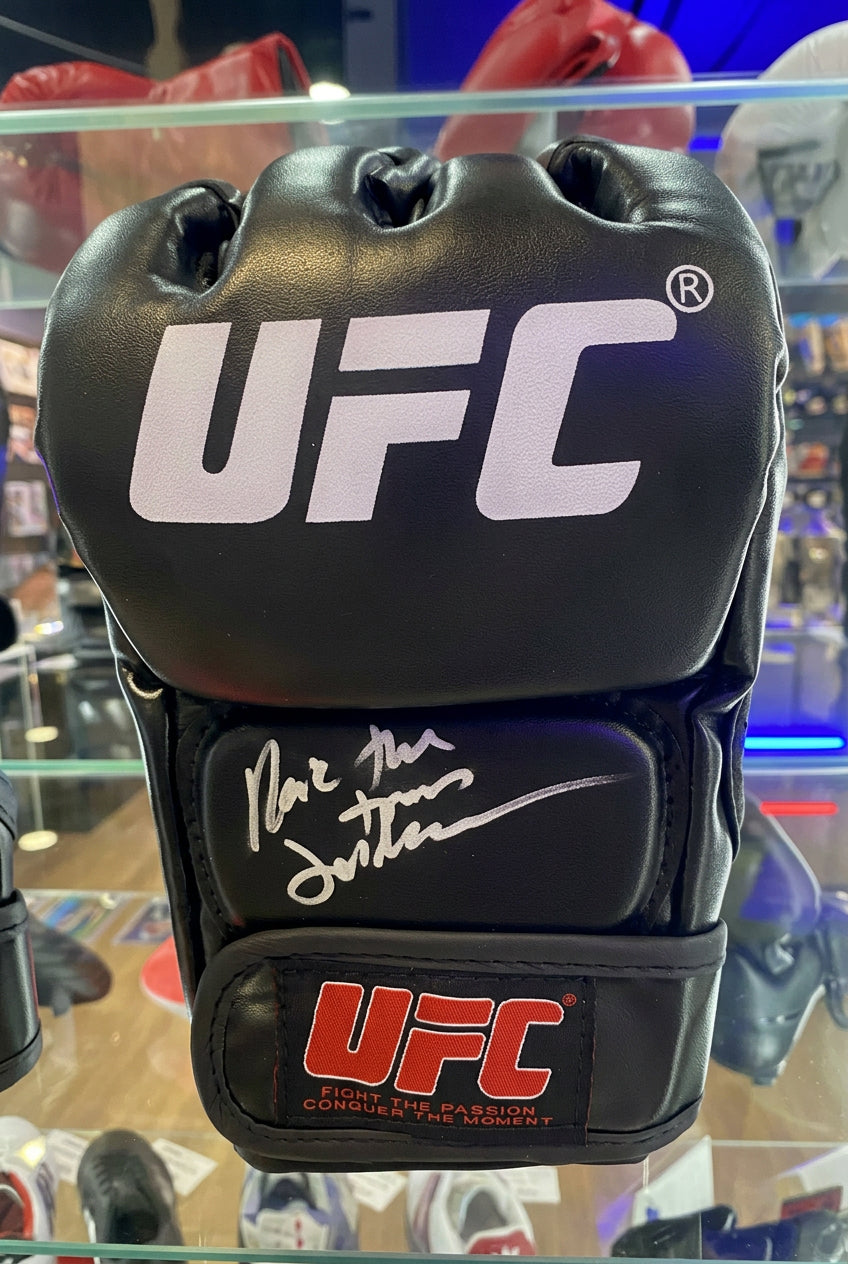 Nate Landwehk Signed UFC Glove