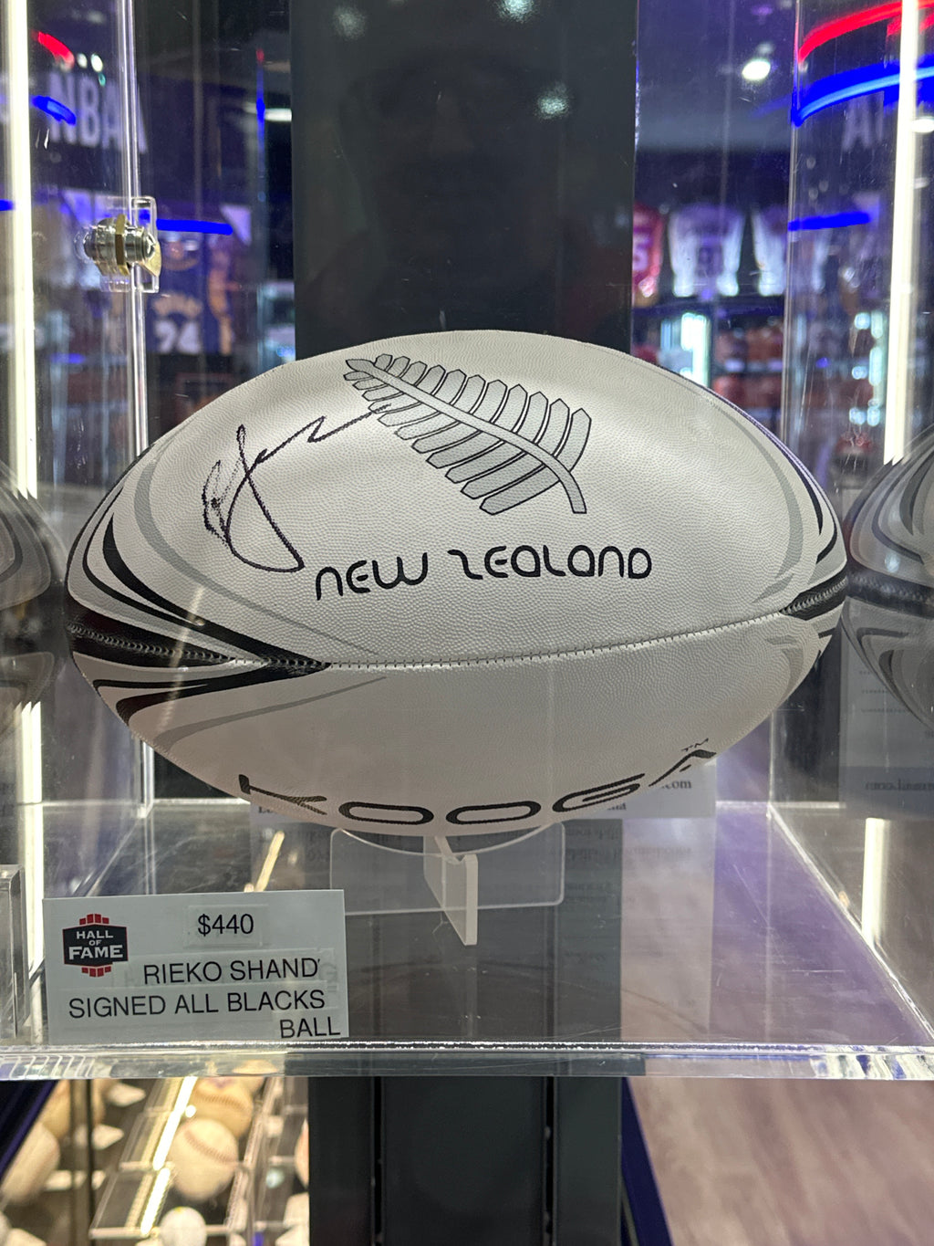 Rieko Loane Signed All Blacks Ball