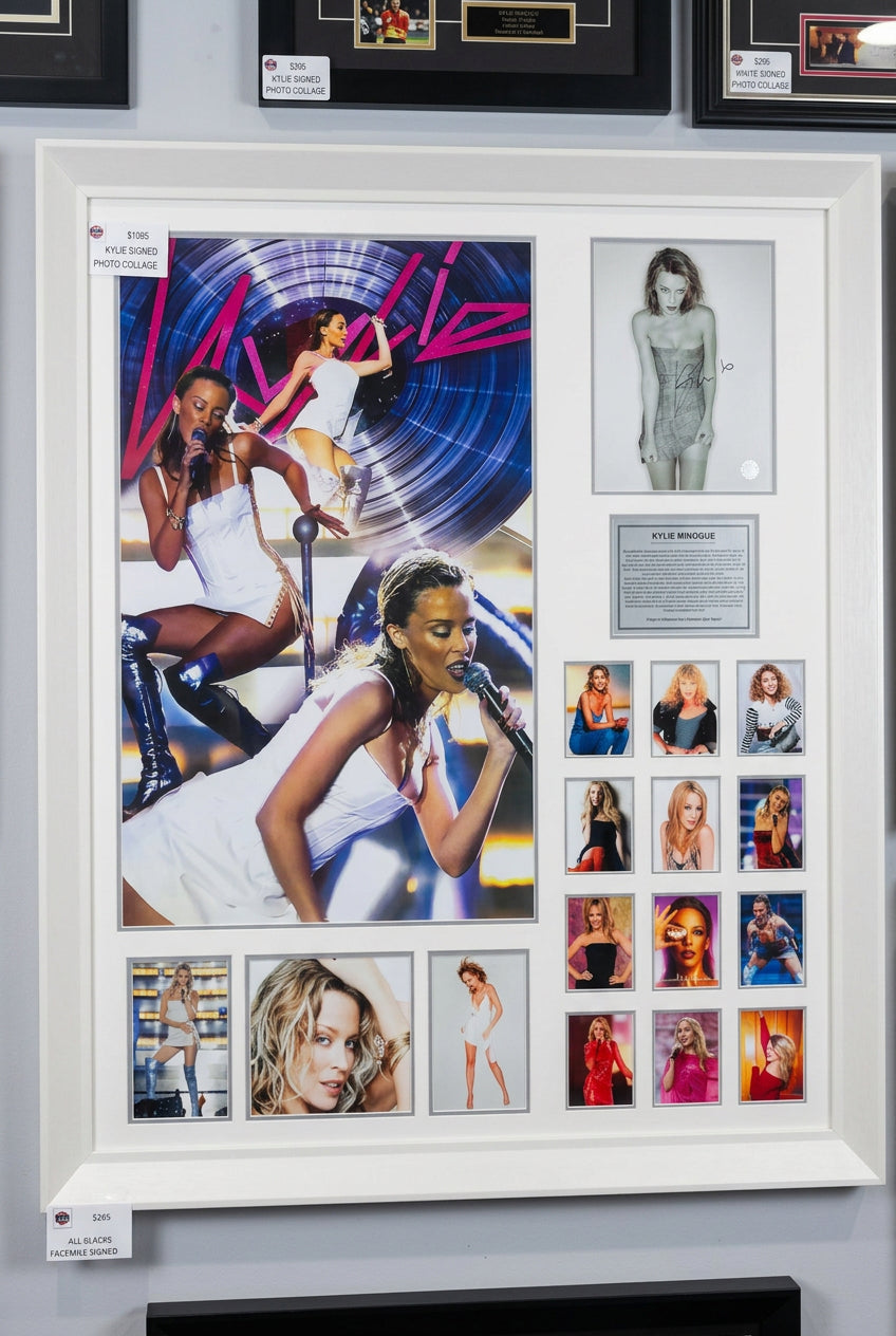 KYLIE Signed Photo Collage