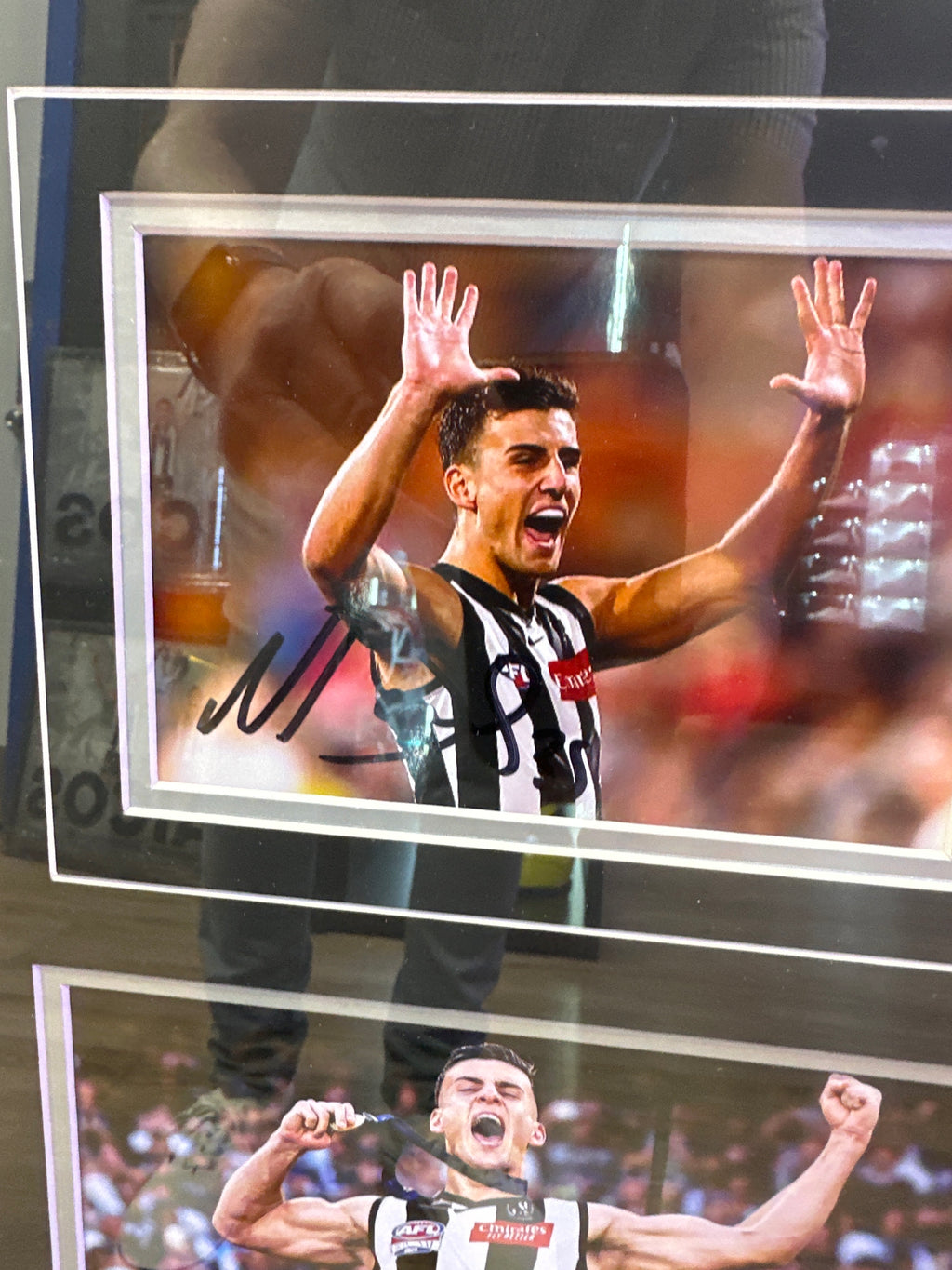 NICK DAICOS Signed player card collage