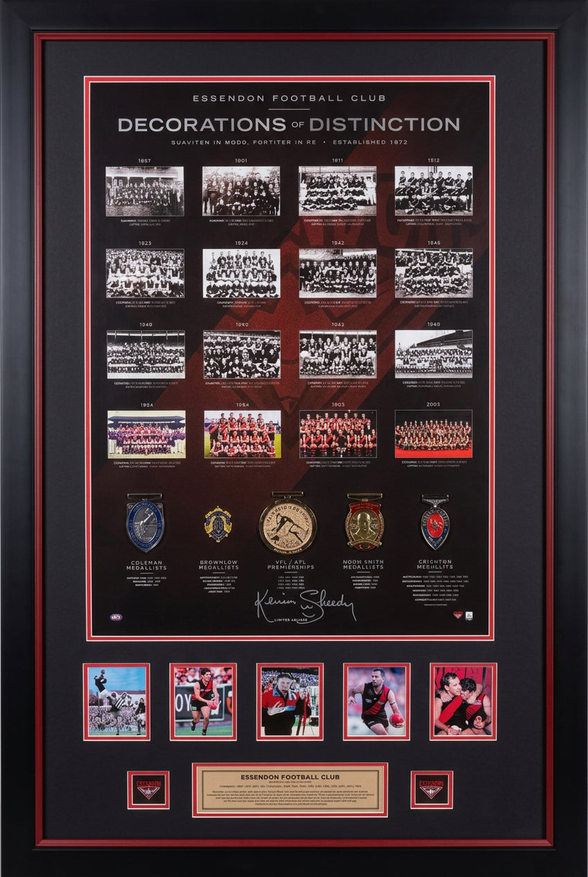 ESSENDON Decorations of Distinction Signed by KEVIN SHEEDY
