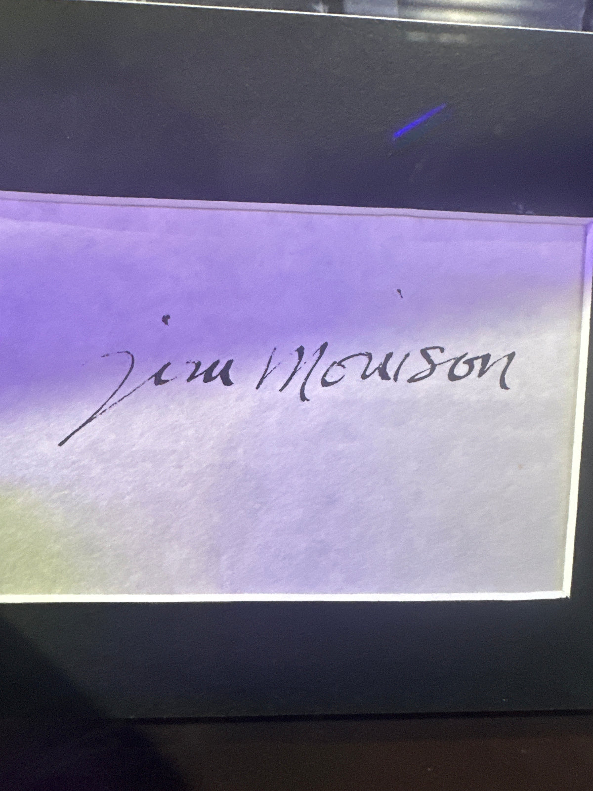 The Doors Signed by Jim Morrison and Ray Manzark