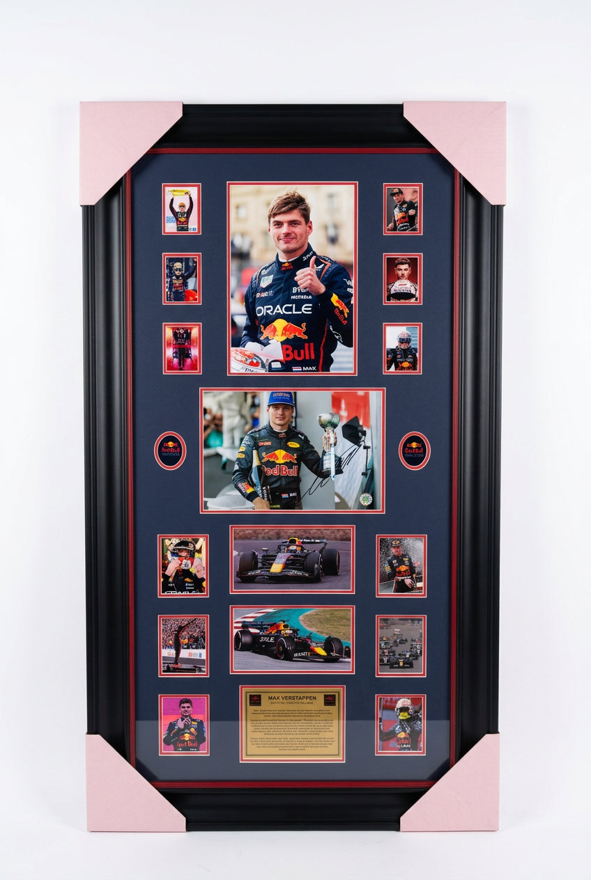 MAX VERSTAPPEN Signed Photo Collage