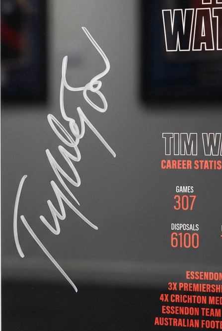 TIM & JOBE WATSON Signed Like Father Like Son poster and Cards