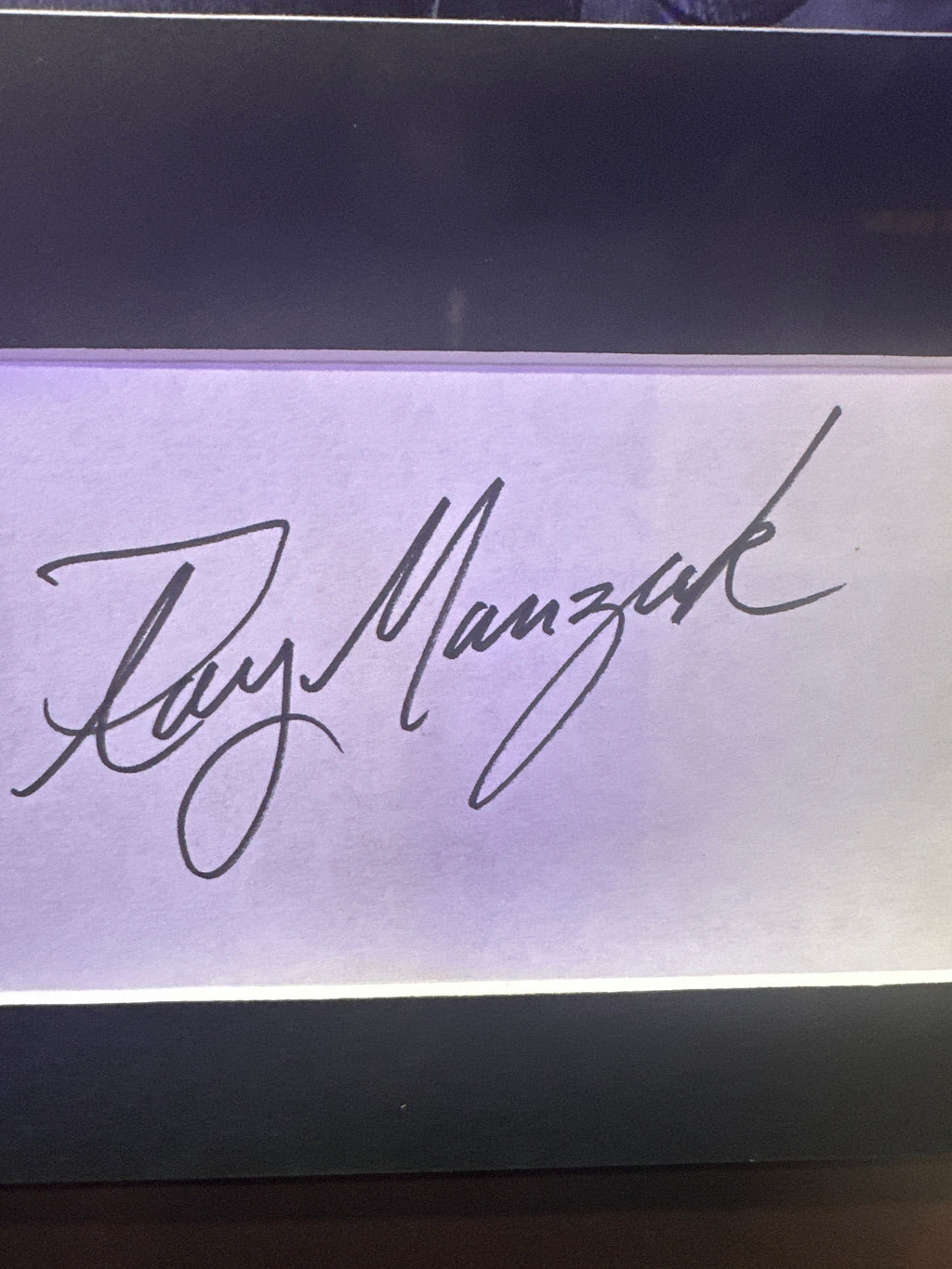 The Doors Signed by Jim Morrison and Ray Manzark