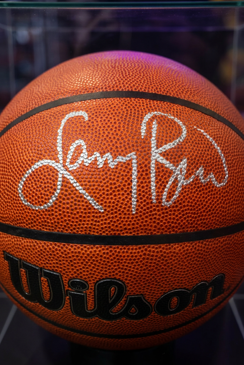 Larry Bird Signed Wilson Basketball