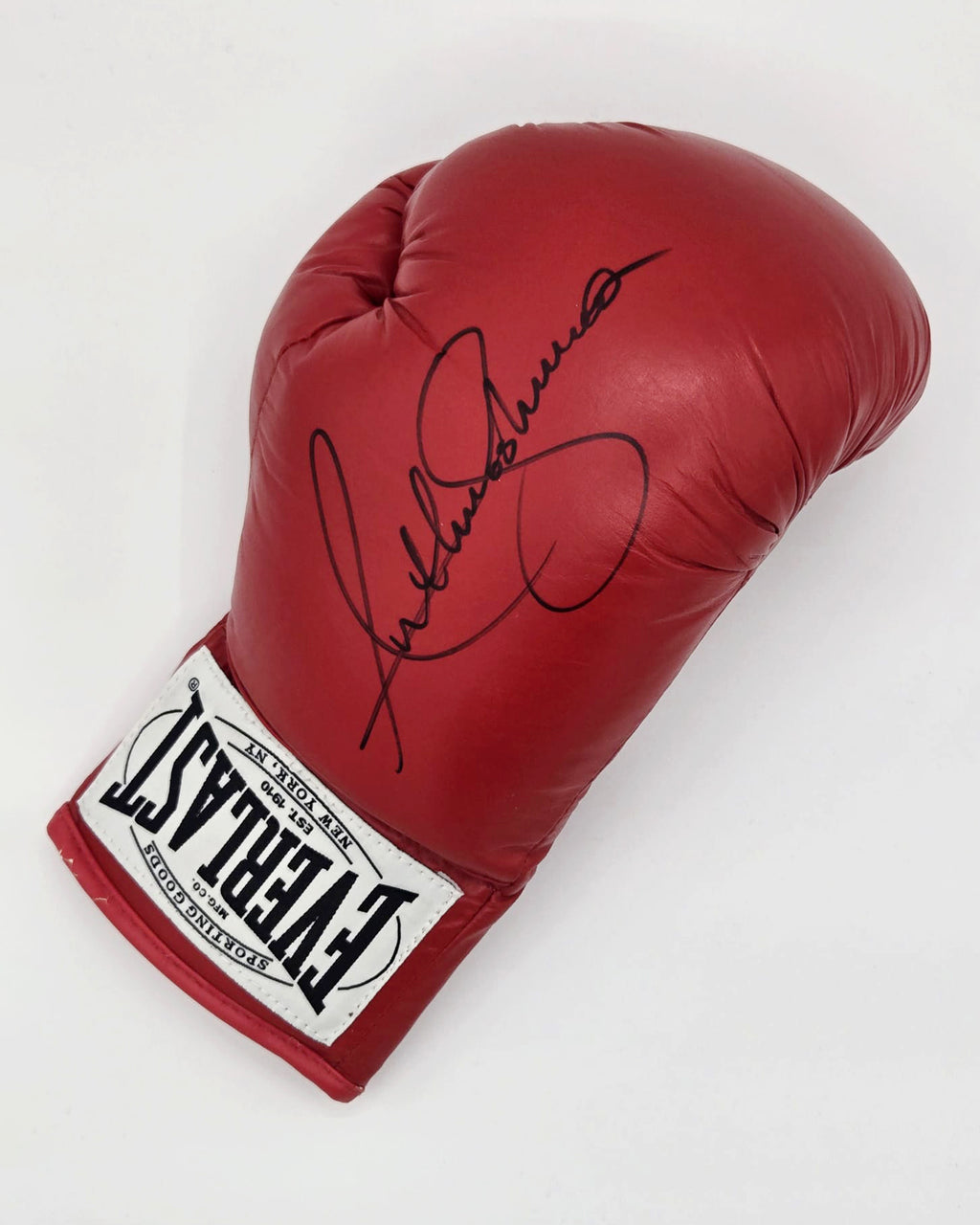 Anthony Joshua Signed Red Everlast Boxing Glove