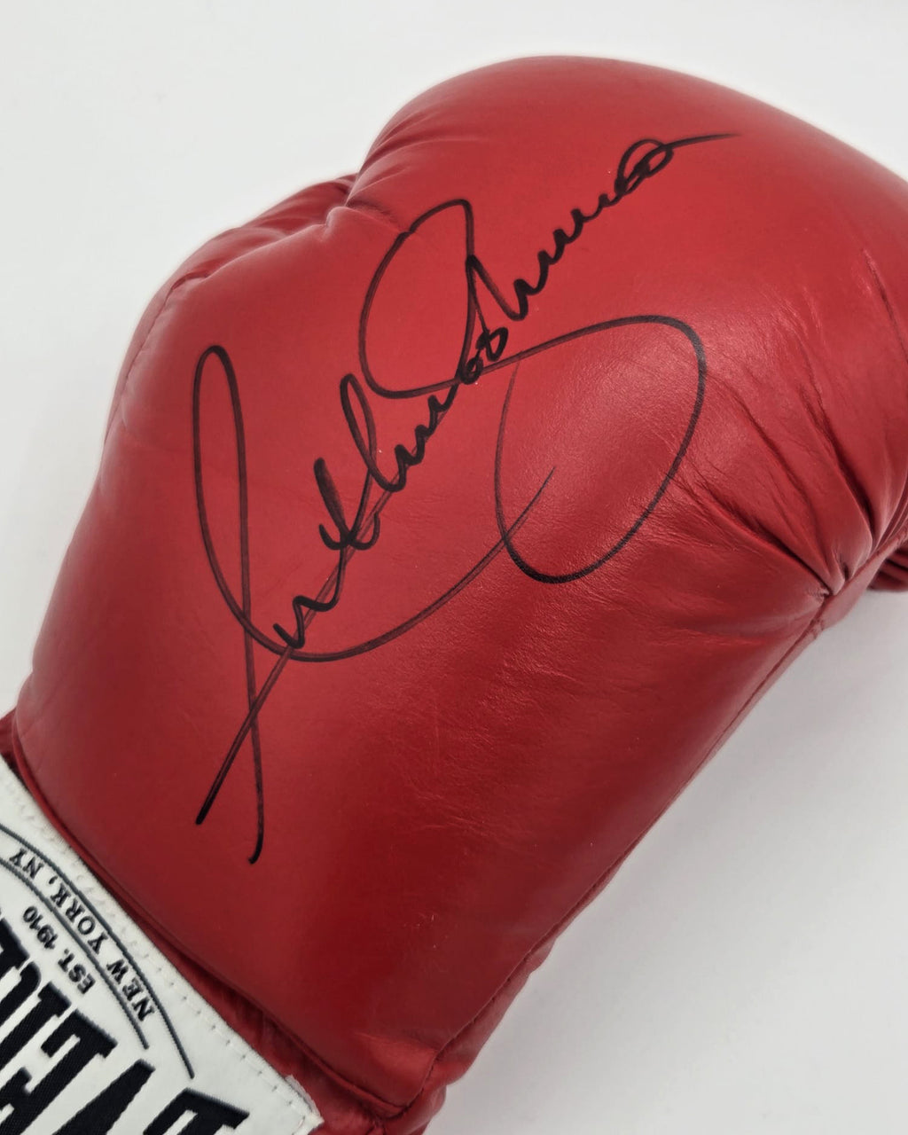 Anthony Joshua Signed Red Everlast Boxing Glove