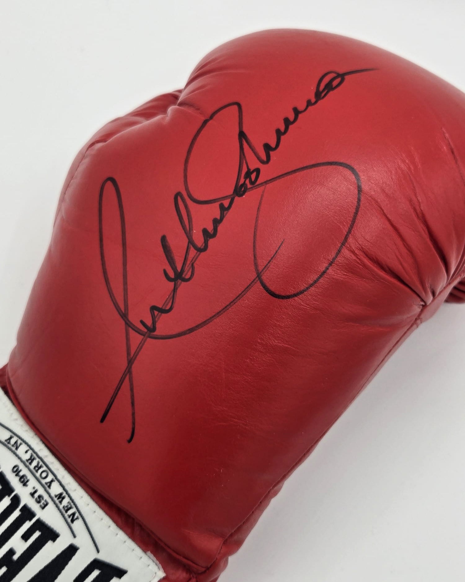Anthony Joshua Signed Red Everlast Boxing Glove