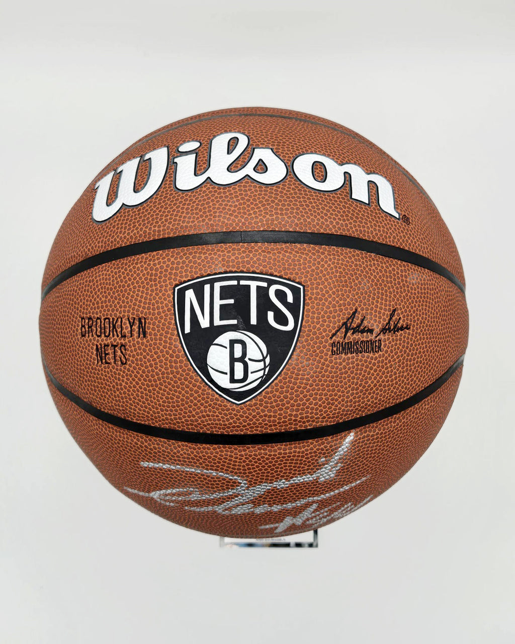 Derrick Coleman Brooklyn Nets Hand-Signed Basketball