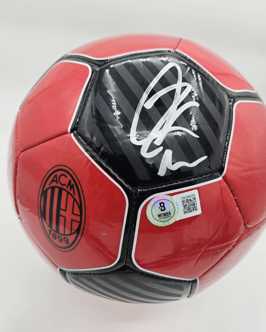 Zlatan Ibrahimović Hand-Signed AC Milan Full-Size Football