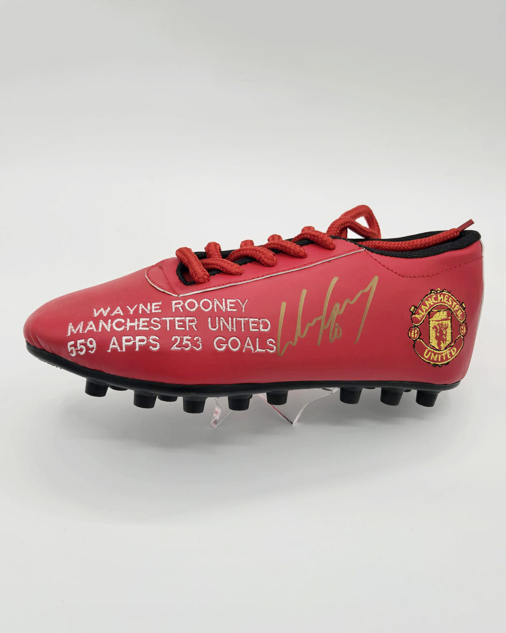 Wayne Rooney Hand-Signed Career Highlights Football Boot