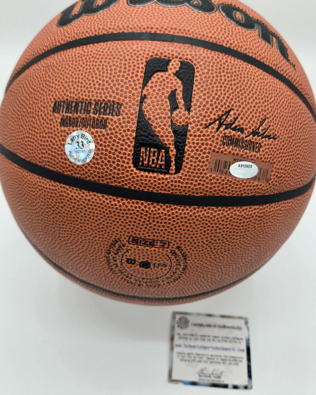 Larry Bird Signed Basketball