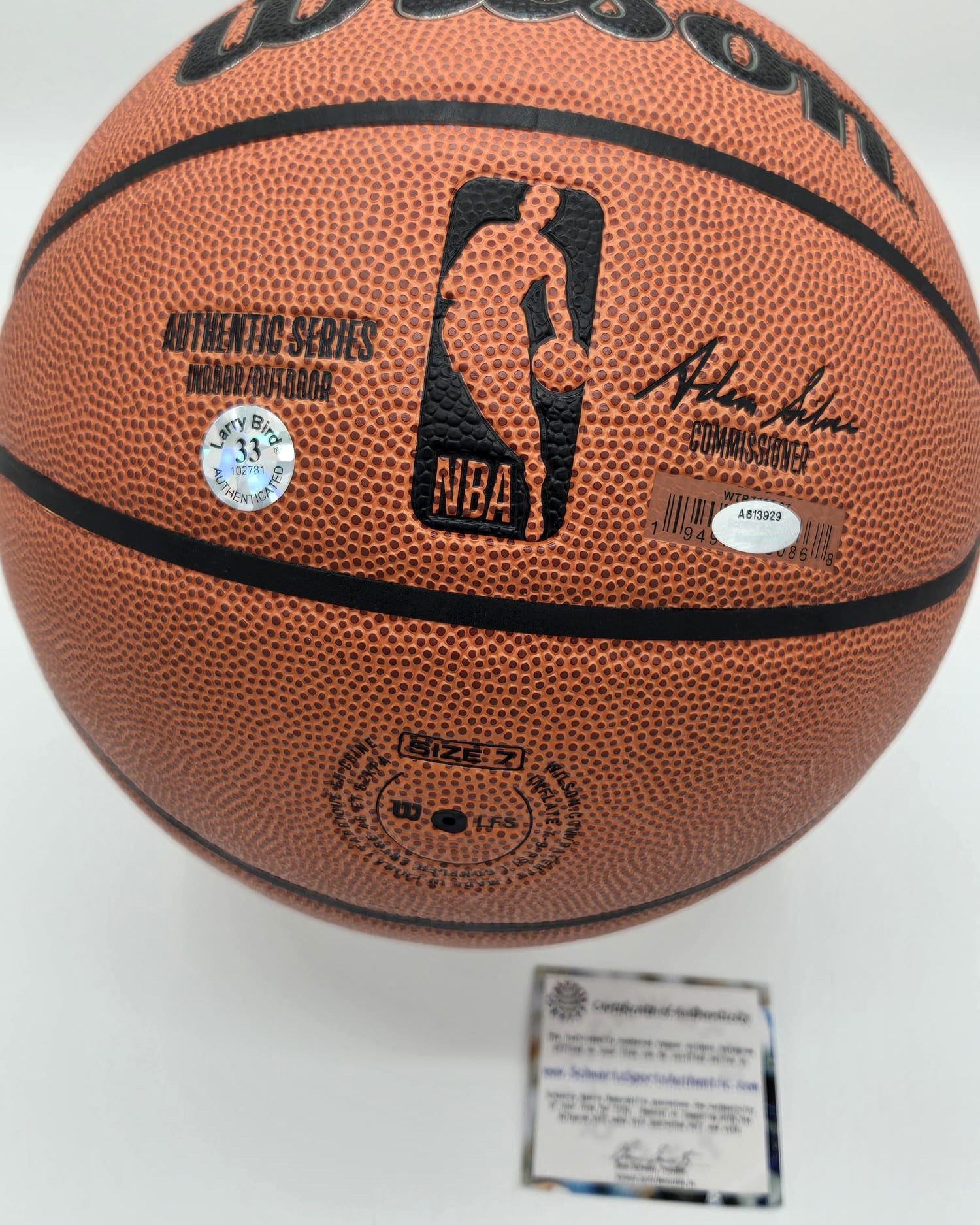 Larry Bird Signed Basketball