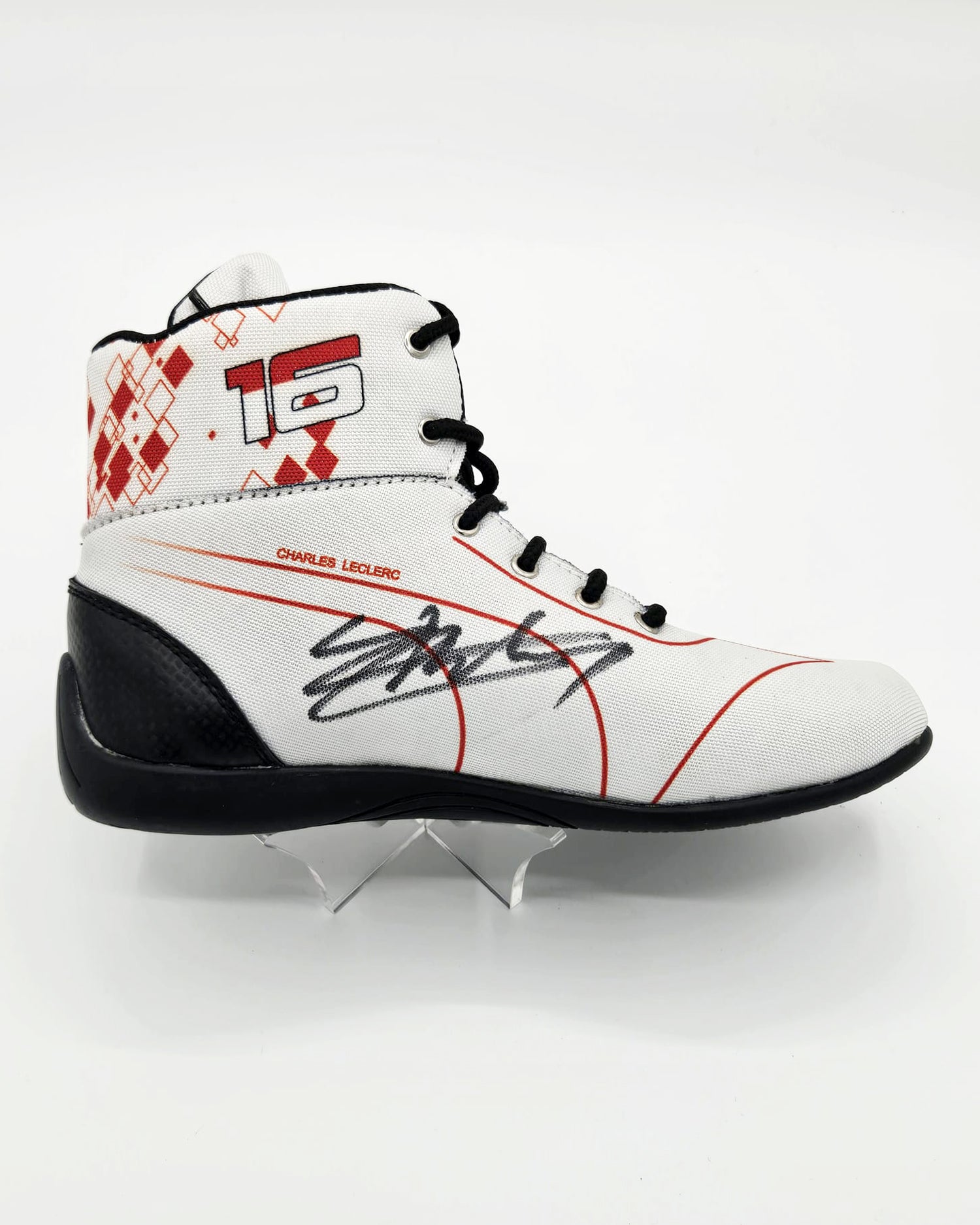 Charles Leclerc Signed F1 Racing Boot