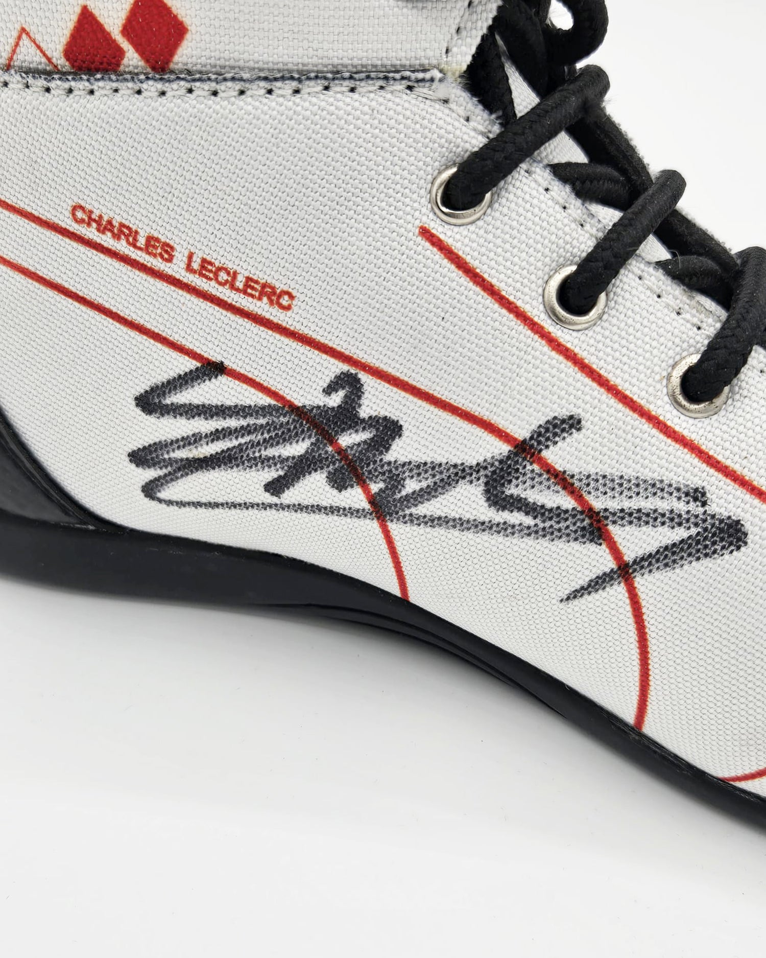 Charles Leclerc Signed F1 Racing Boot