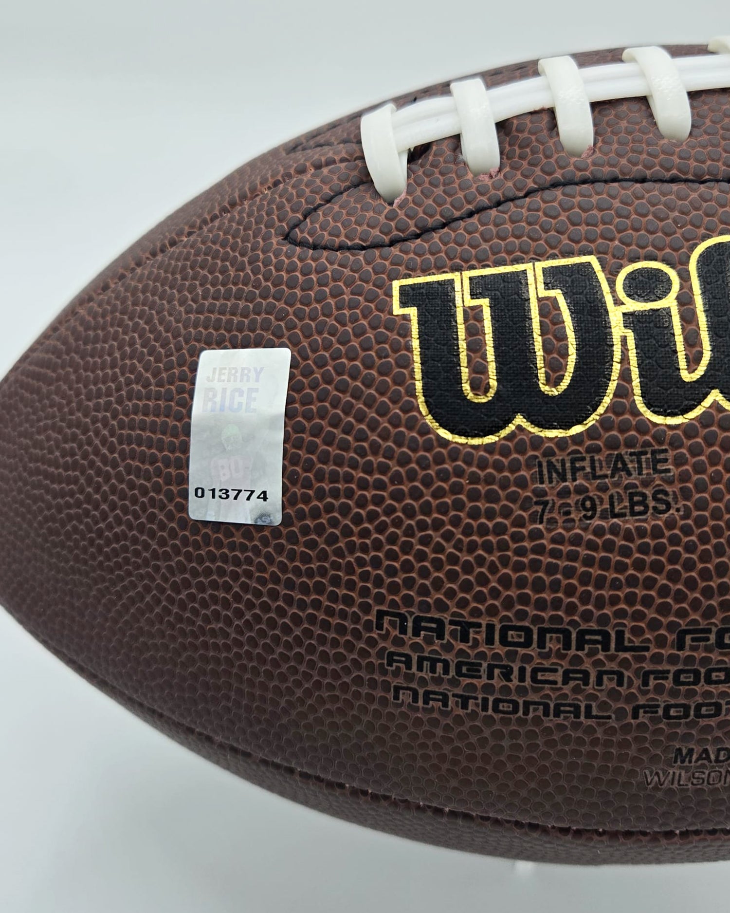 Jerry Rice Signed NFL Ball