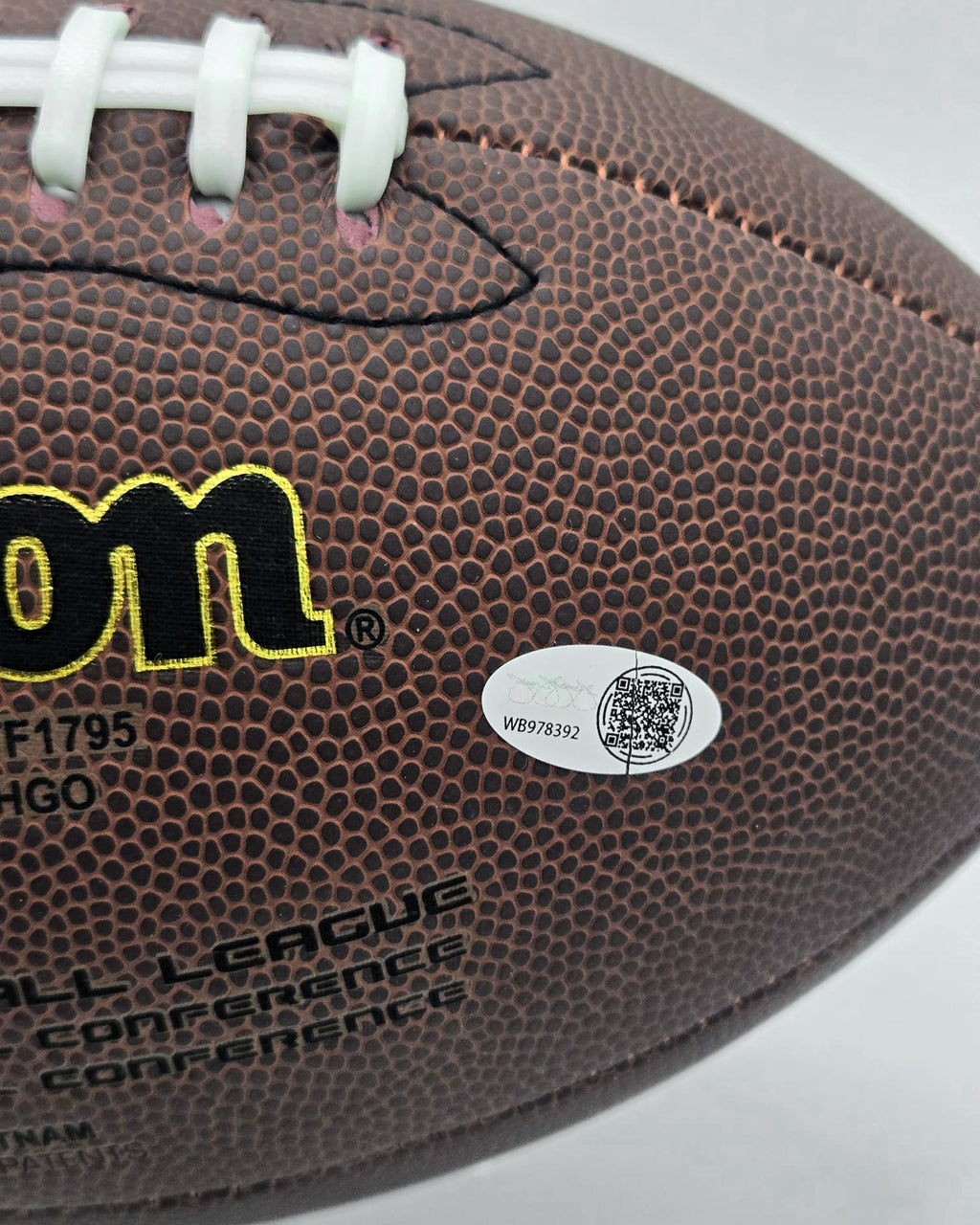 Randy Gradishar HOF 24 Hand-Signed Wilson Football