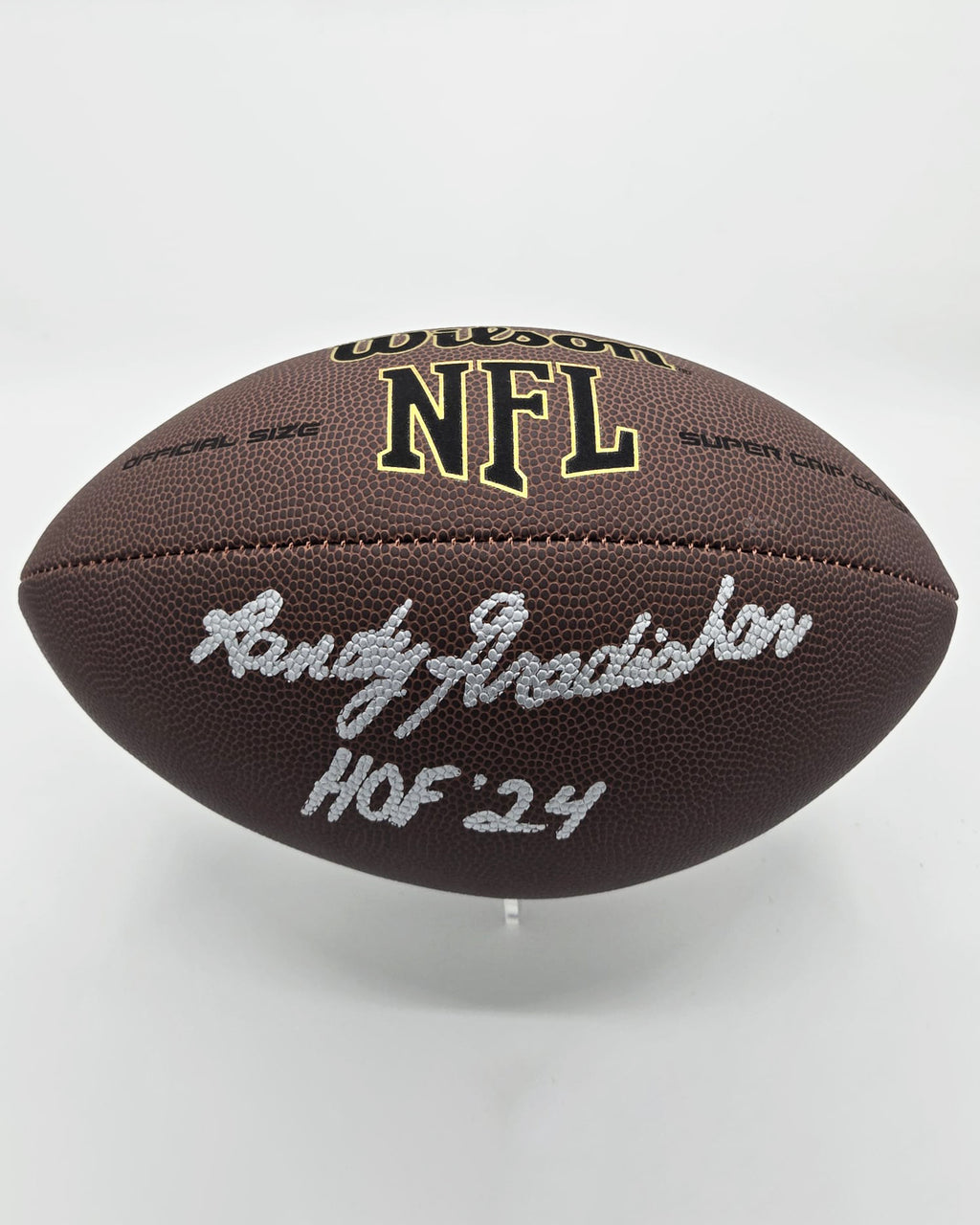 Randy Gradishar HOF 24 Hand-Signed Wilson Football