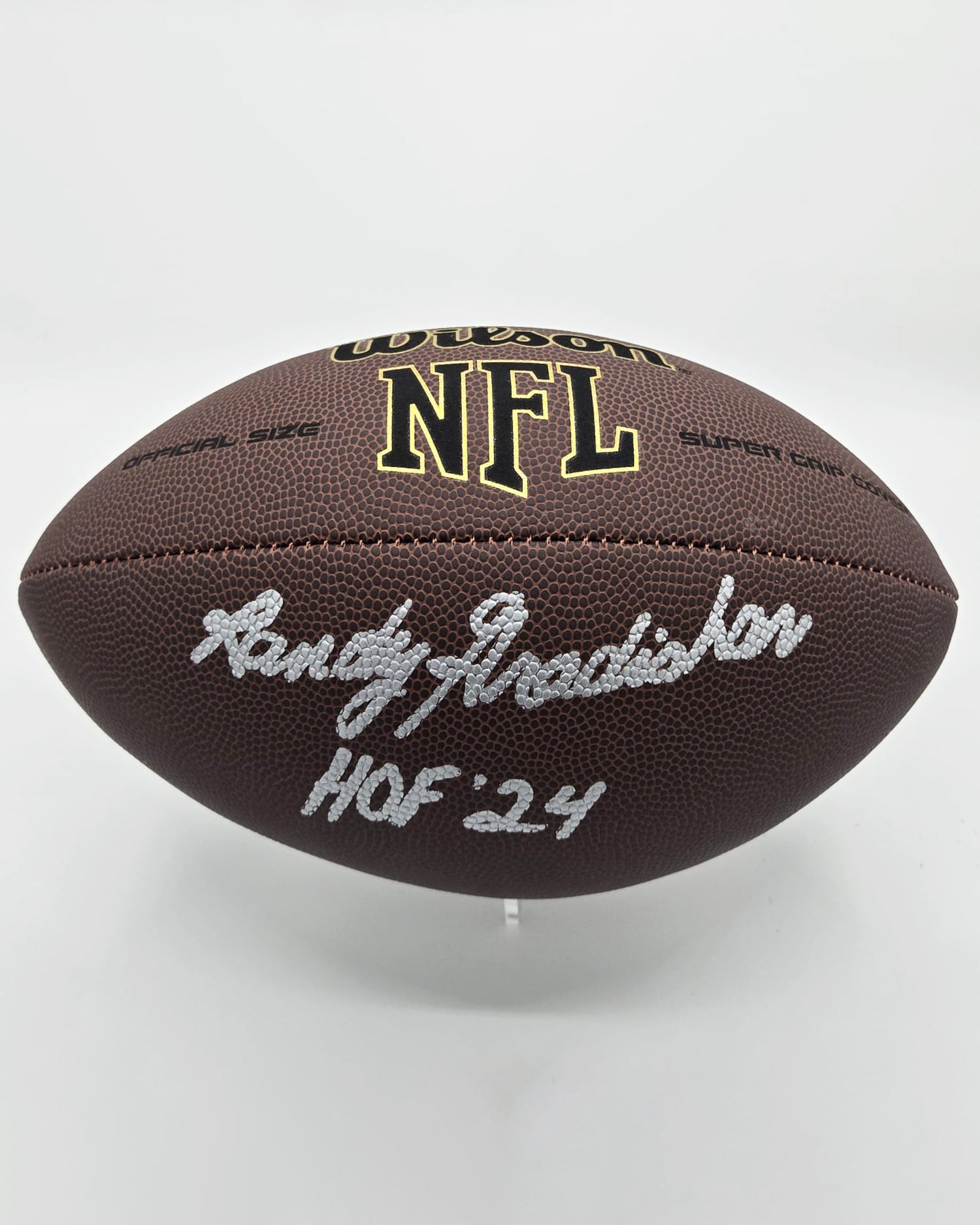Randy Gradishar HOF 24 Hand-Signed Wilson Football
