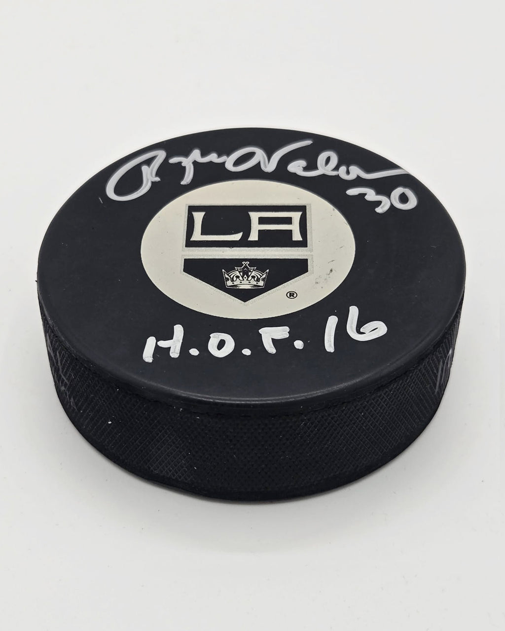 Rogie Vachon HOF 16 Hand-Signed Los Angeles Kings Memorabilia
