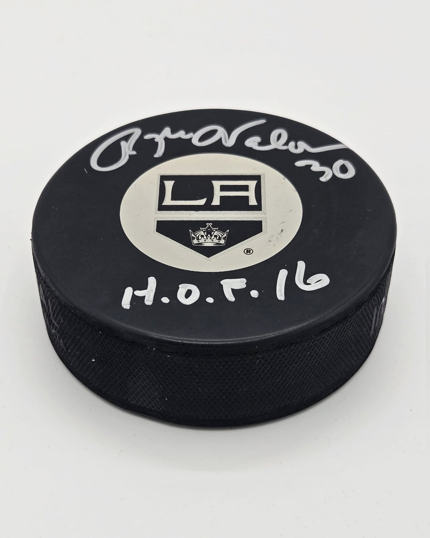 Rogie Vachon HOF 16 Hand-Signed Los Angeles Kings Memorabilia