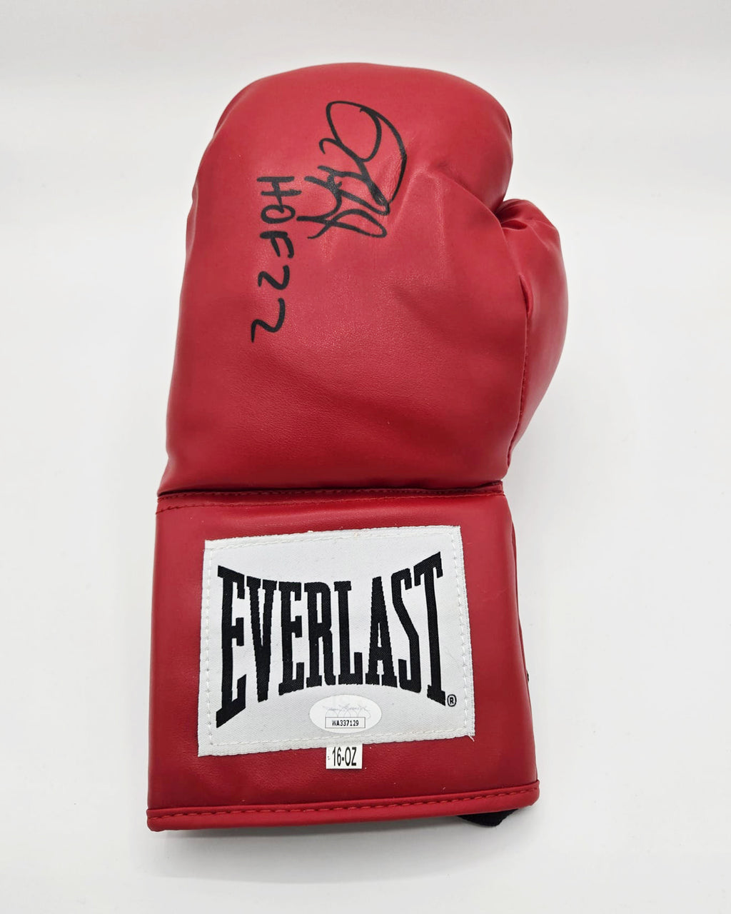 Roy Jones Jr. HOF 22 Hand-Signed Red Everlast Boxing Glove
