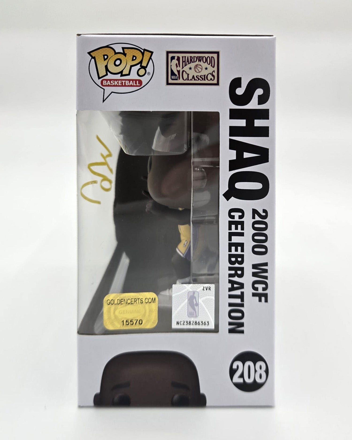 Shaquille O’Neal Hand-Signed LA Lakers Funko Pop #208