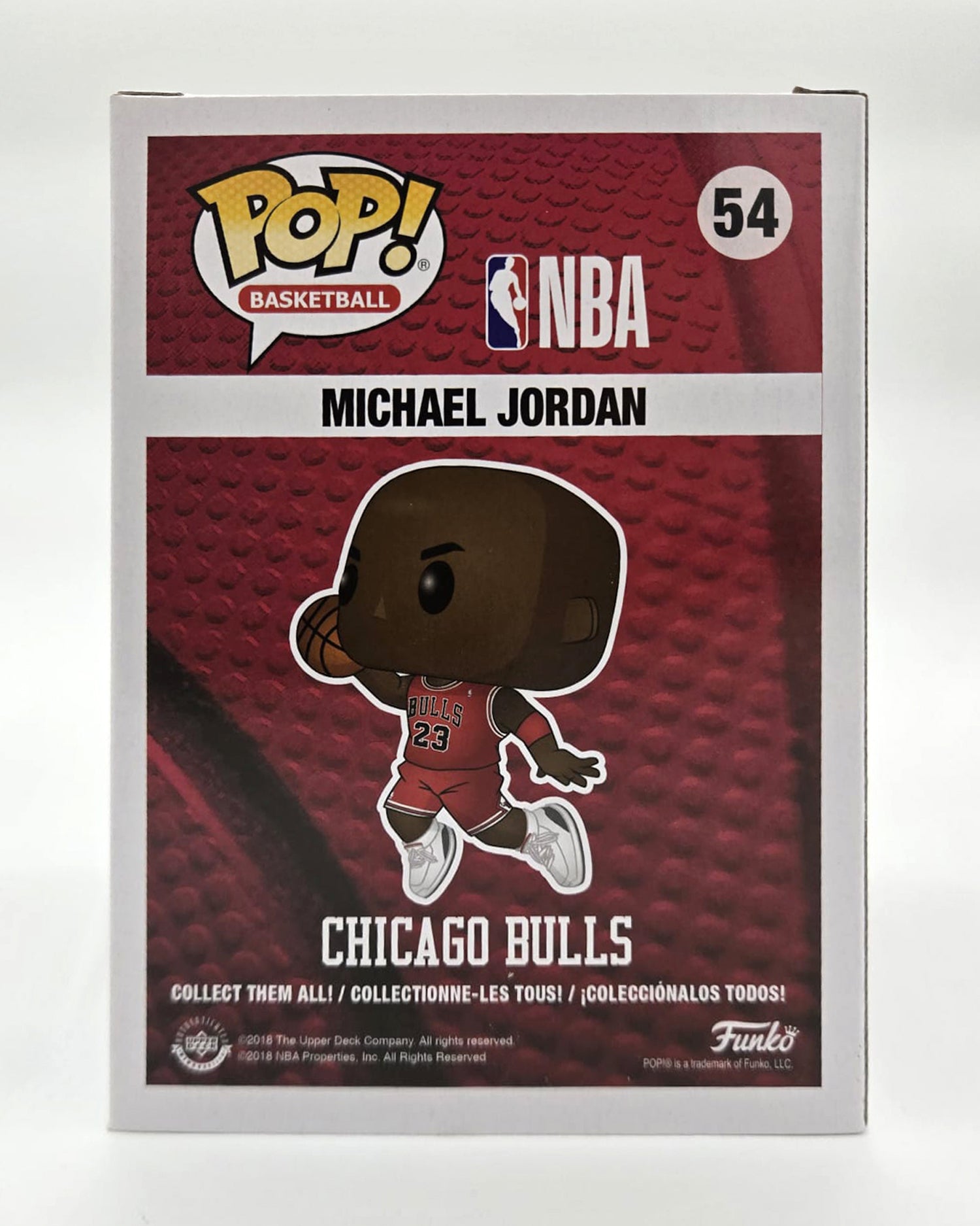 Michael Jordan Hand-Signed Chicago Bulls Funko Pop #54