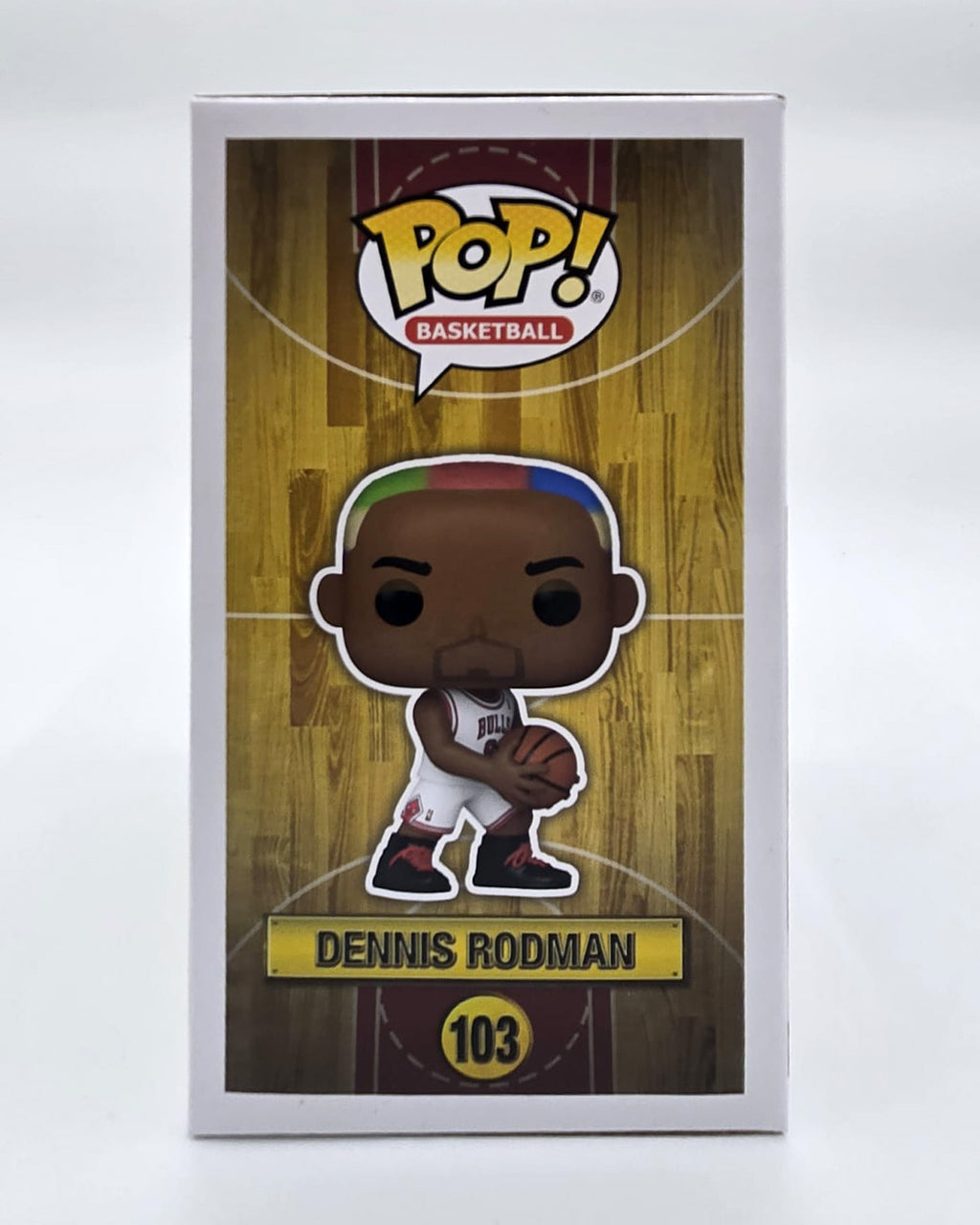 Dennis Rodman Hand-Signed Chicago Bulls Funko Pop #103