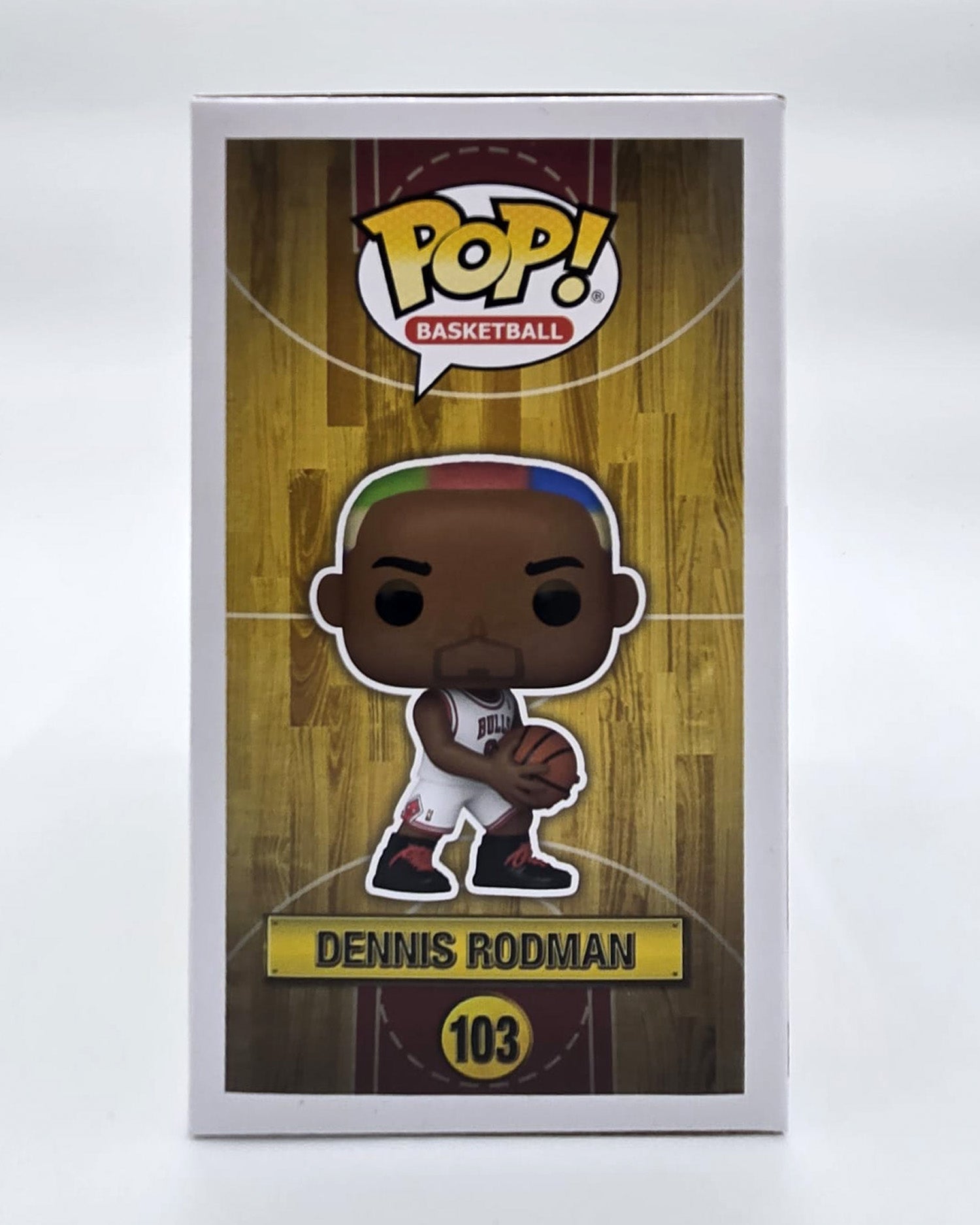 Dennis Rodman Hand-Signed Chicago Bulls Funko Pop #103