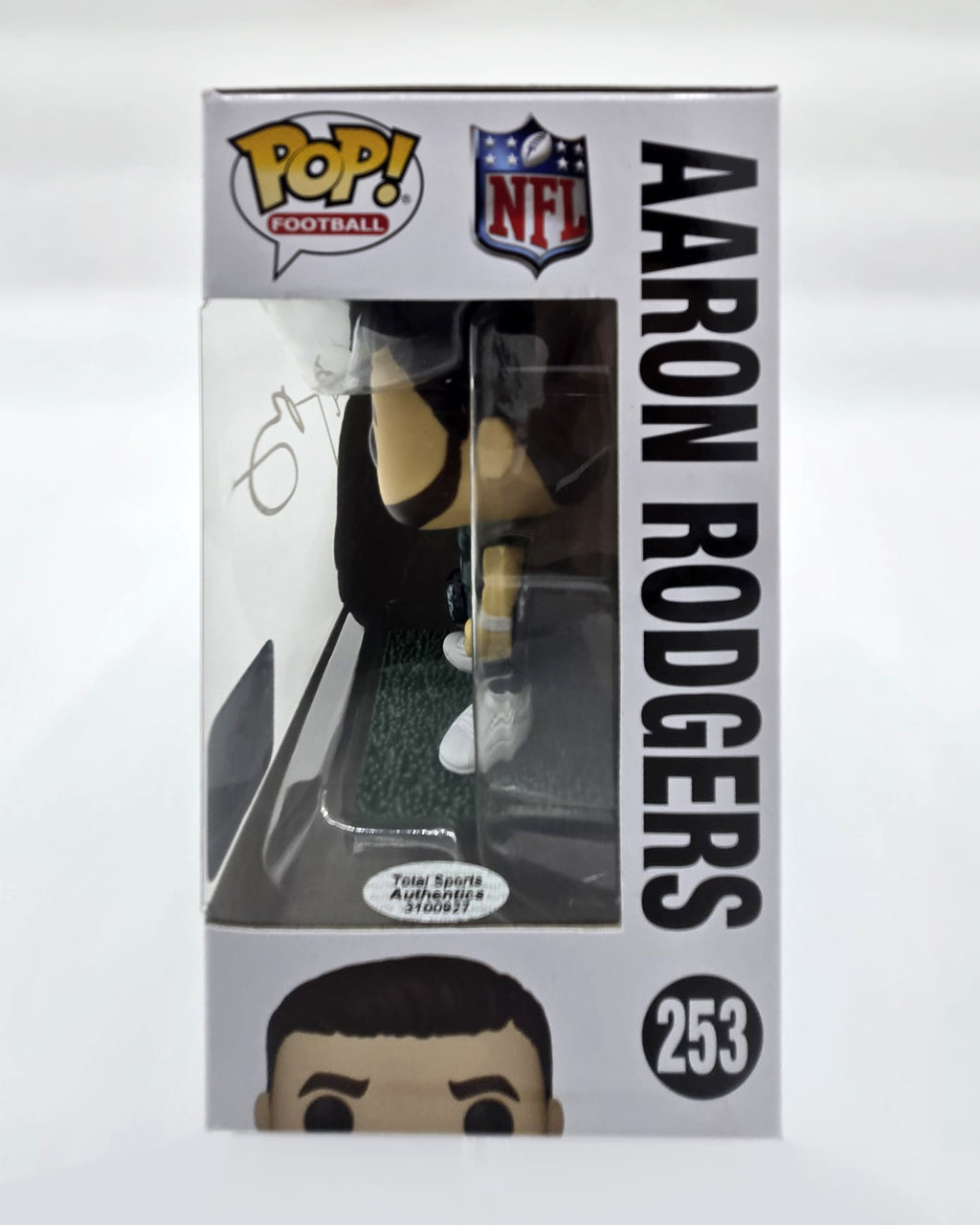 Aaron Rodgers Hand-Signed New York Jets Funko Pop #253