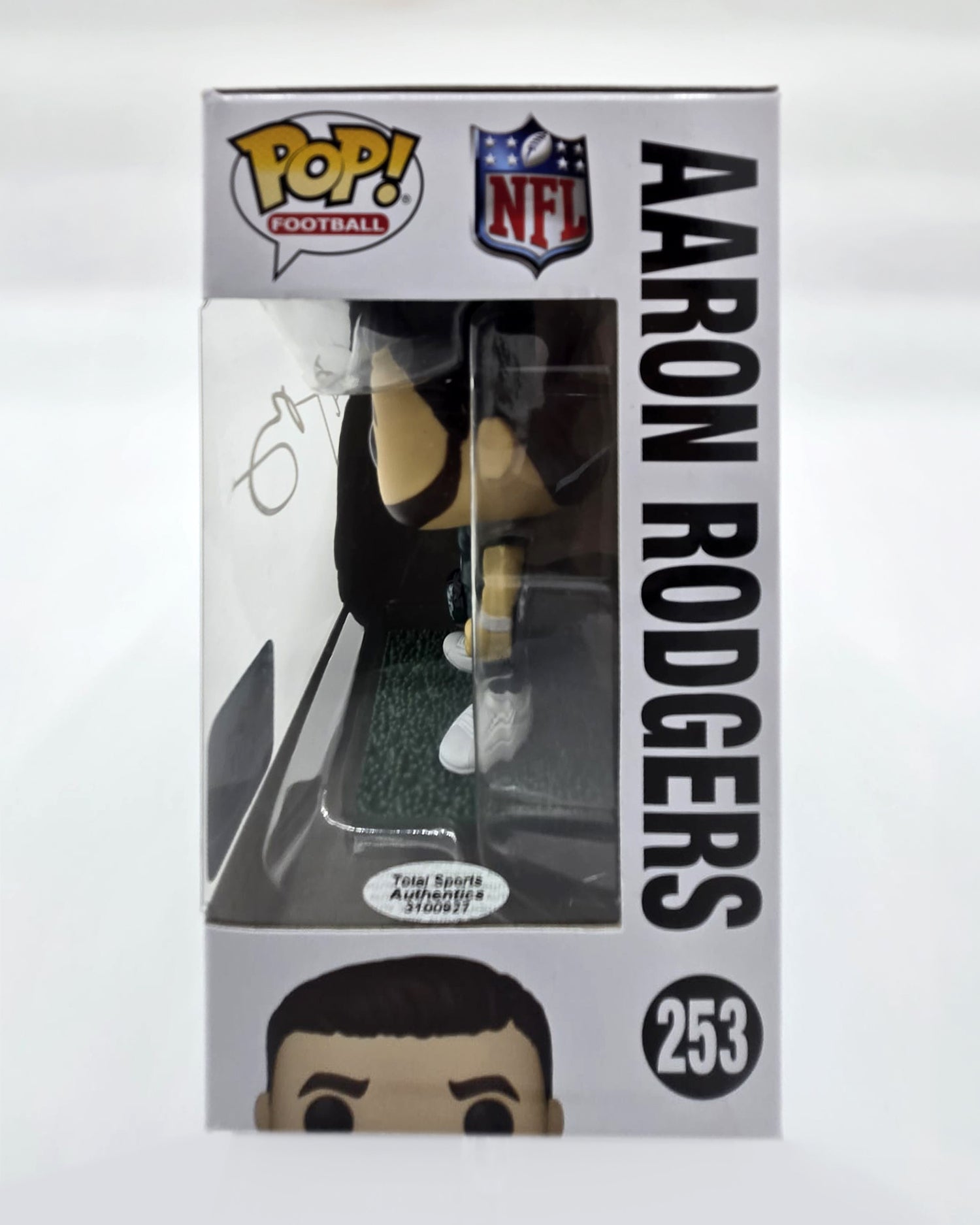 Aaron Rodgers Hand-Signed New York Jets Funko Pop #253