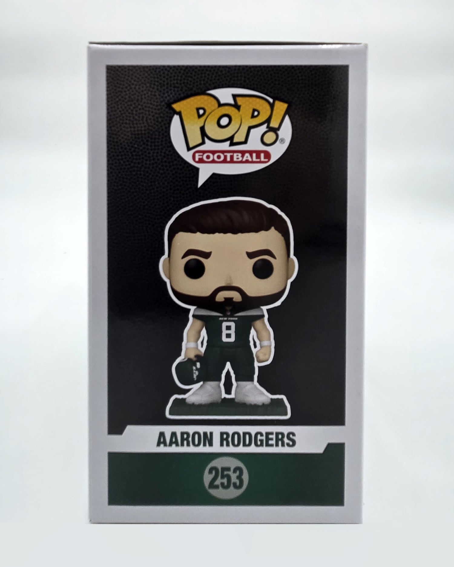 Aaron Rodgers Hand-Signed New York Jets Funko Pop #253