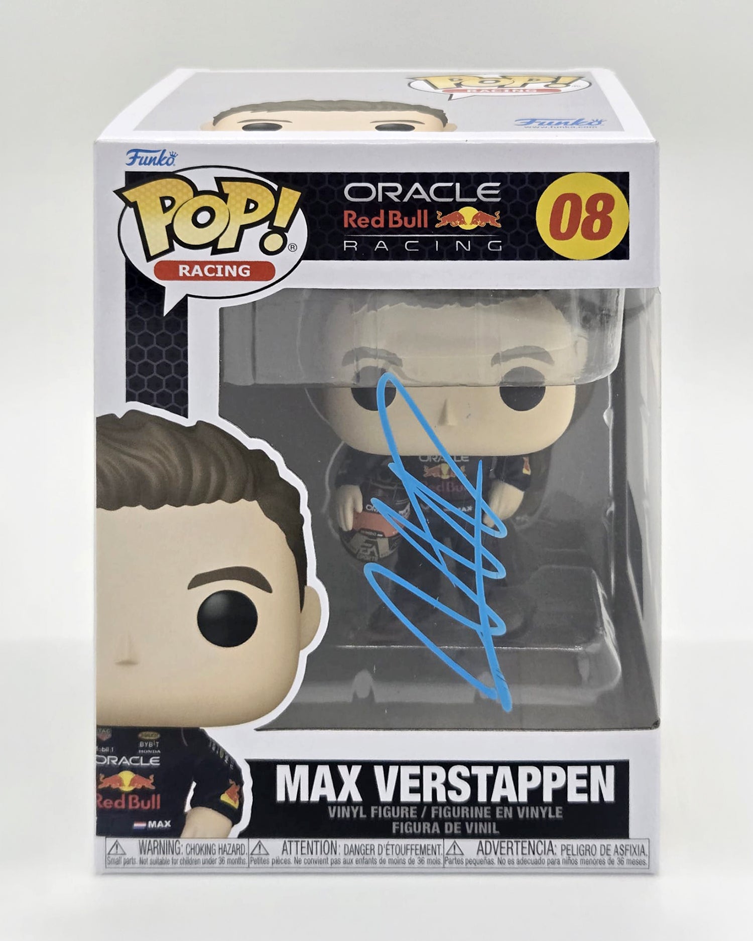 Max Verstappen Hand-Signed Red Bull Racing Funko Pop #08