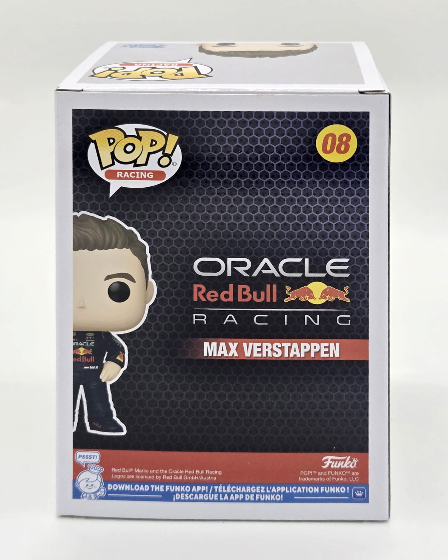 Max Verstappen Hand-Signed Red Bull Racing Funko Pop #08
