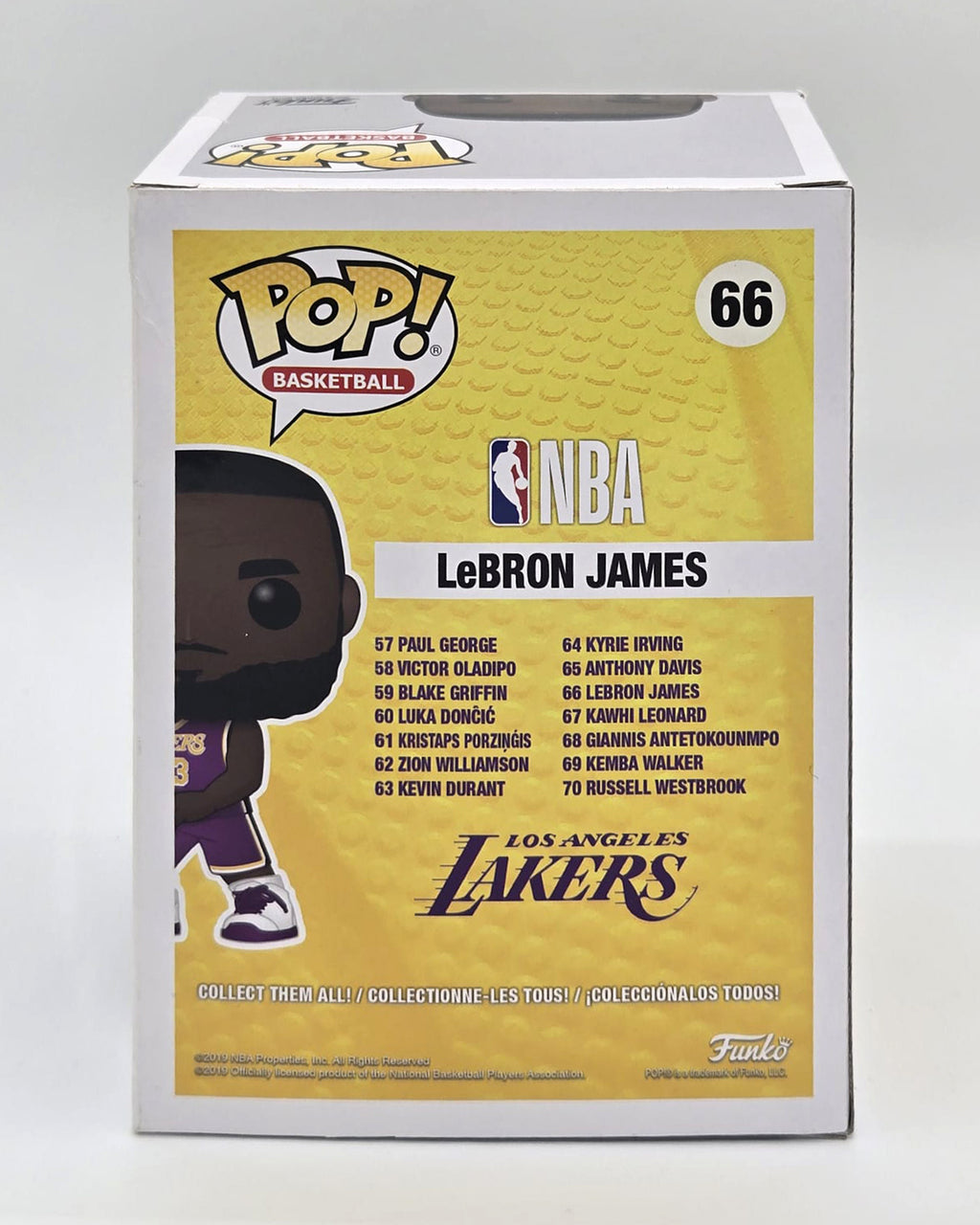 LeBron James Hand-Signed LA Lakers Funko Pop #66