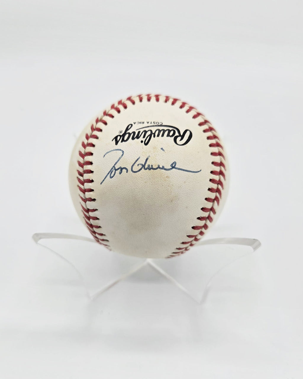 Tom Glavine Hand-Signed Atlanta Braves HOF Game-Used Baseball