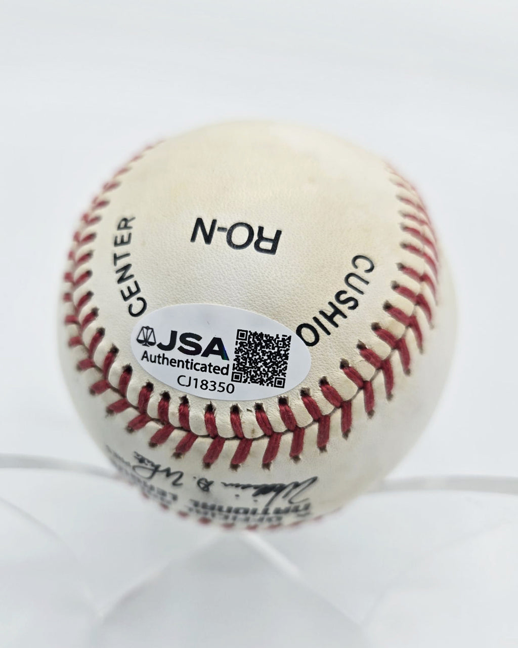 Tom Glavine Hand-Signed Atlanta Braves HOF Game-Used Baseball