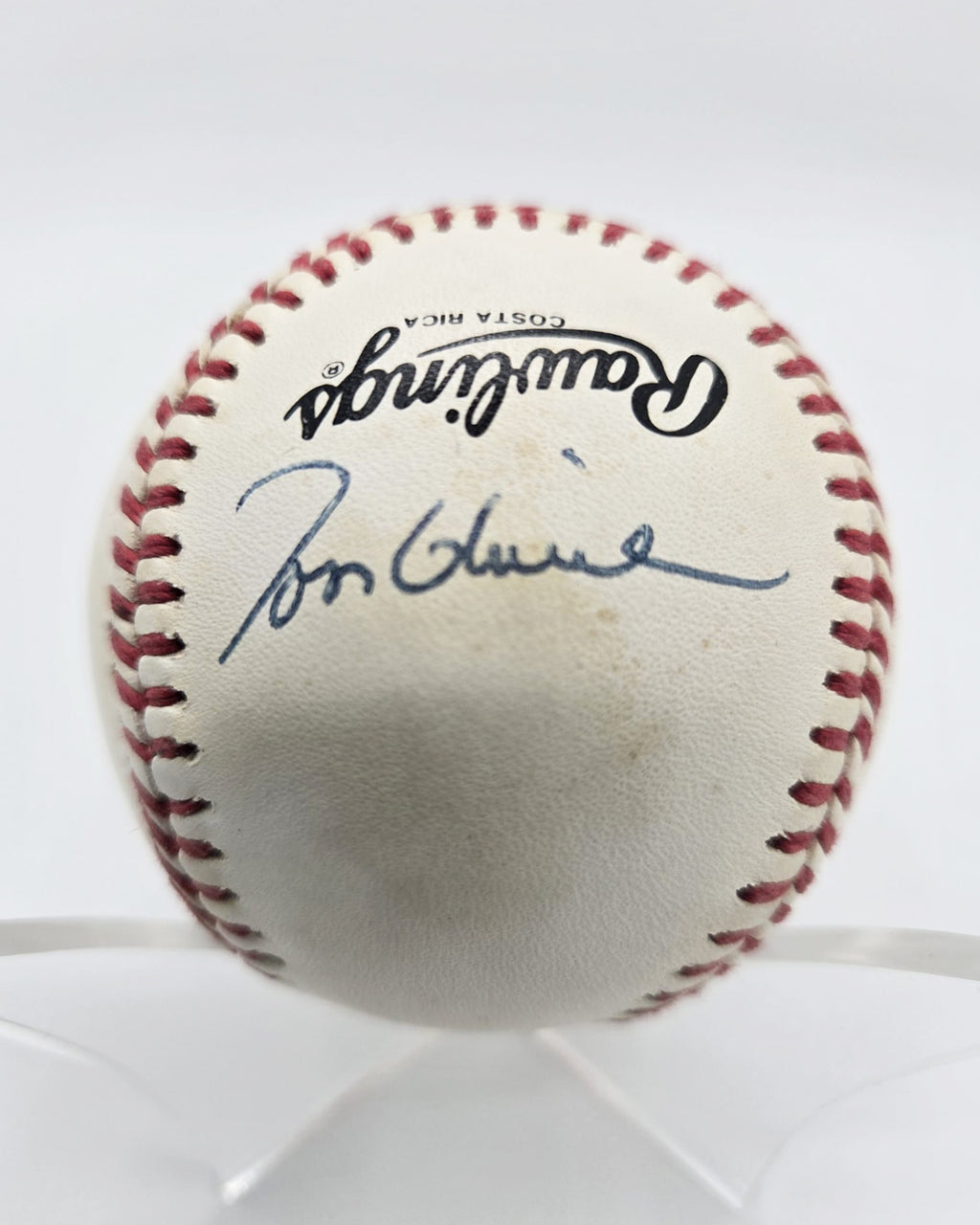 Tom Glavine Hand-Signed Atlanta Braves HOF Game-Used Baseball